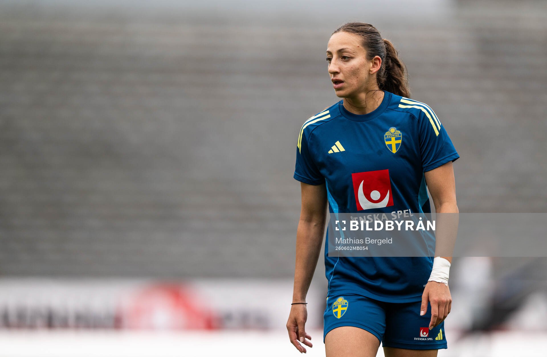 Rosa Kafaji of the Swedish women's national football team