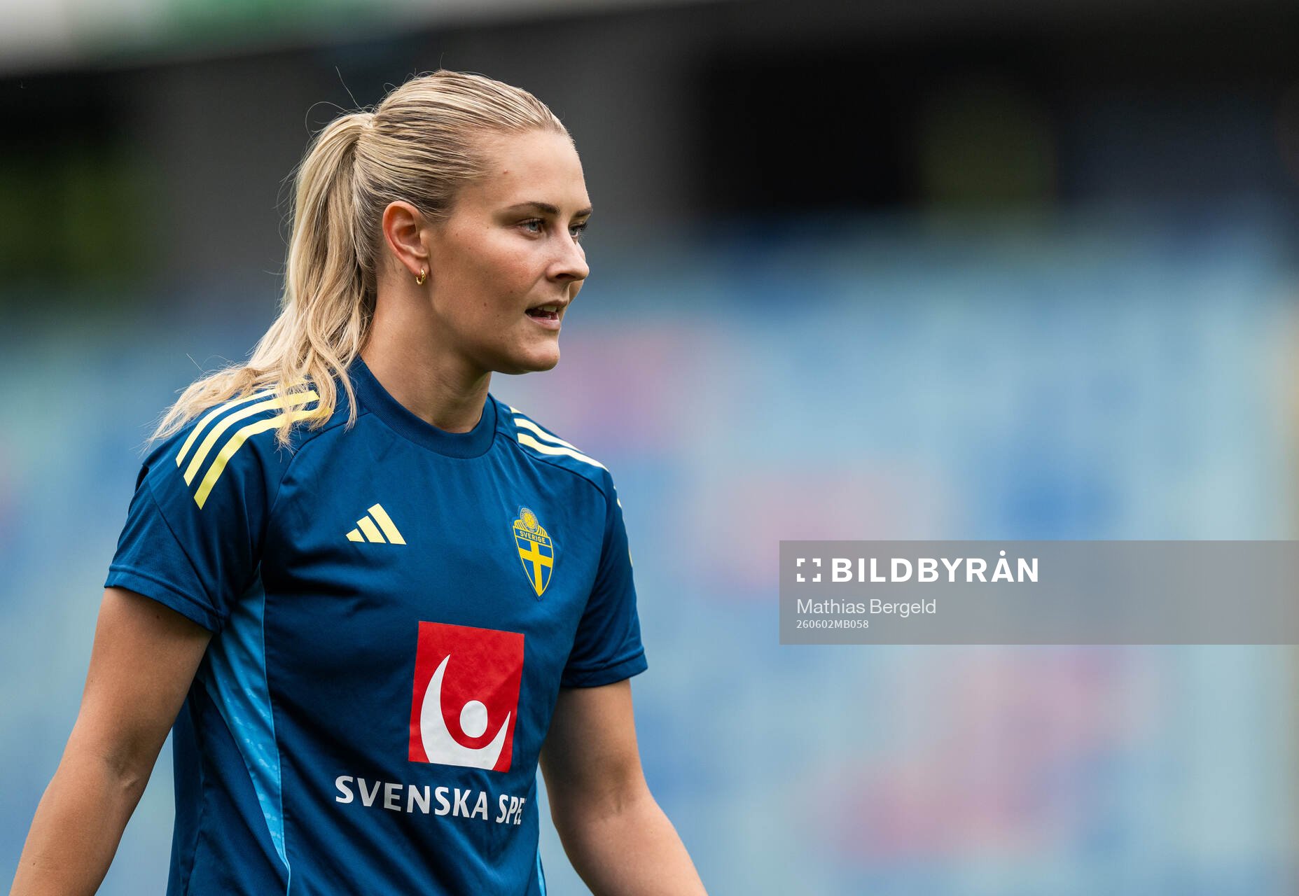 Amanda Nildén of the Swedish women's national football team