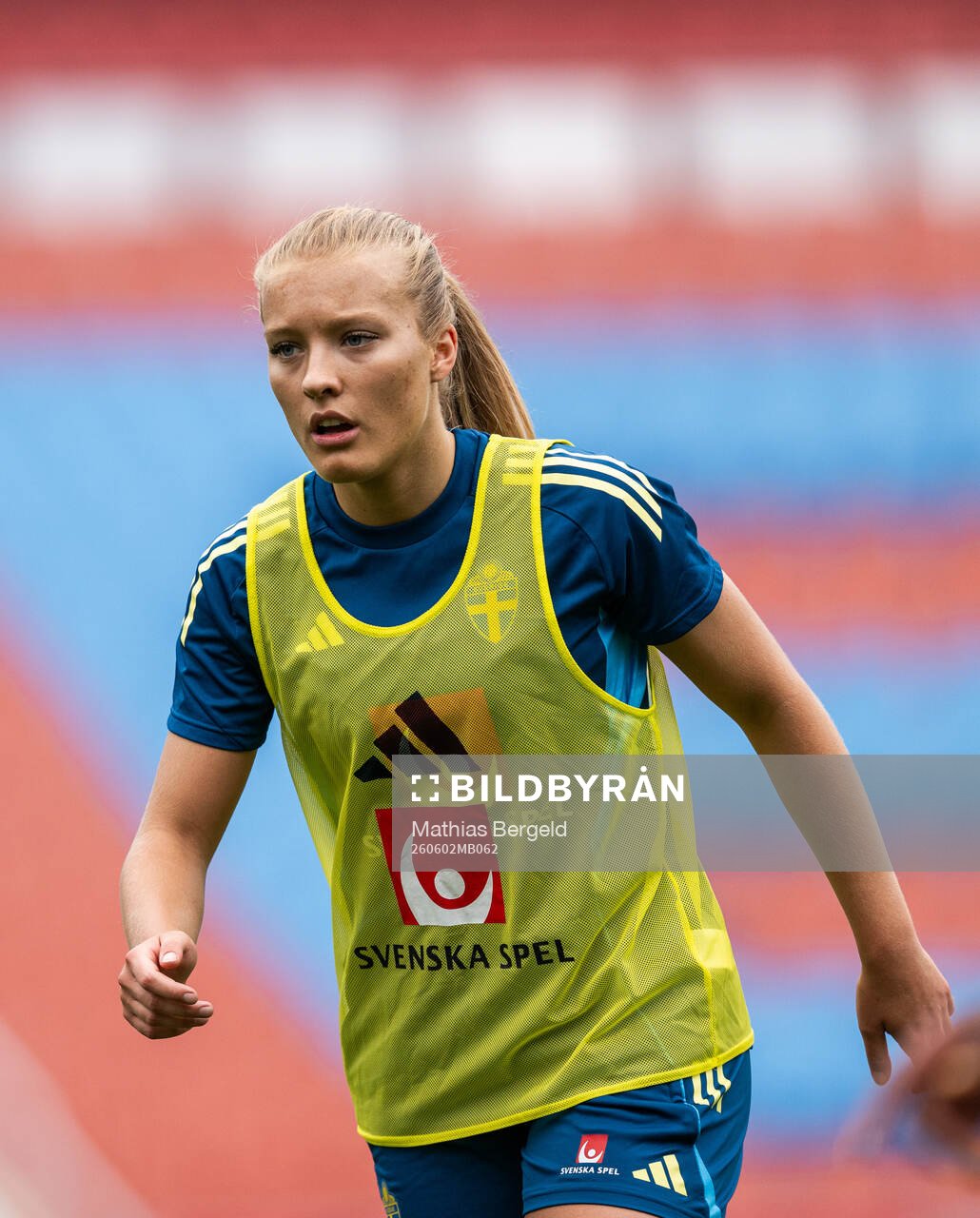 Smilla Holmberg of the Swedish women's national football