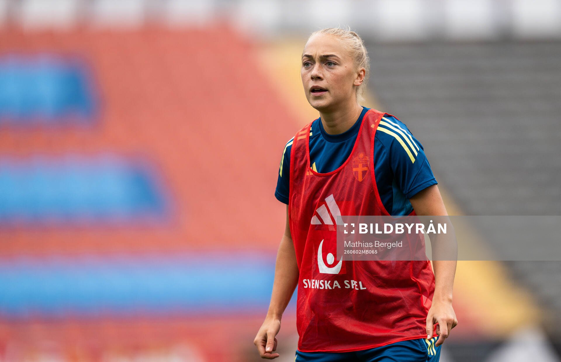 Hanna Bennison of the Swedish women's national football team
