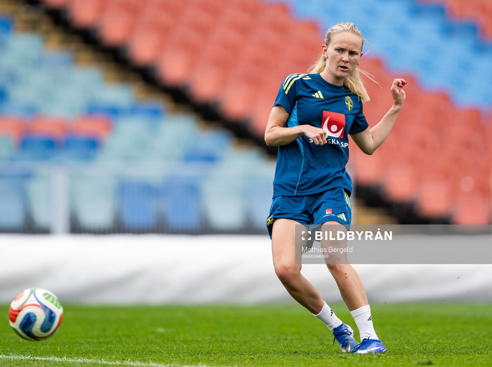 Matilda Vinberg of the Swedish women's national football