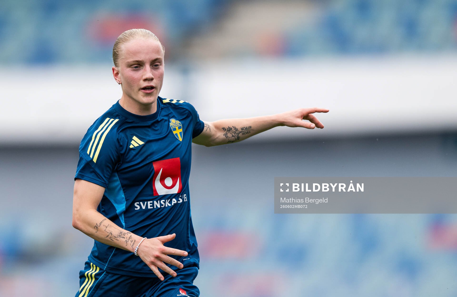 Anna Sandberg of the Swedish women's national football team