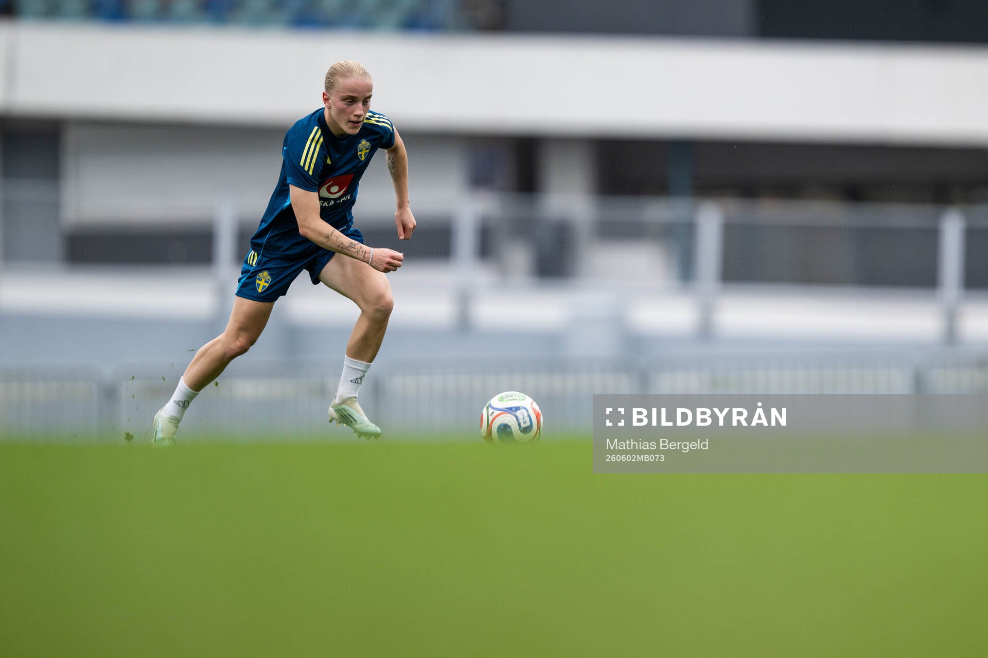 Anna Sandberg of the Swedish women's national football team