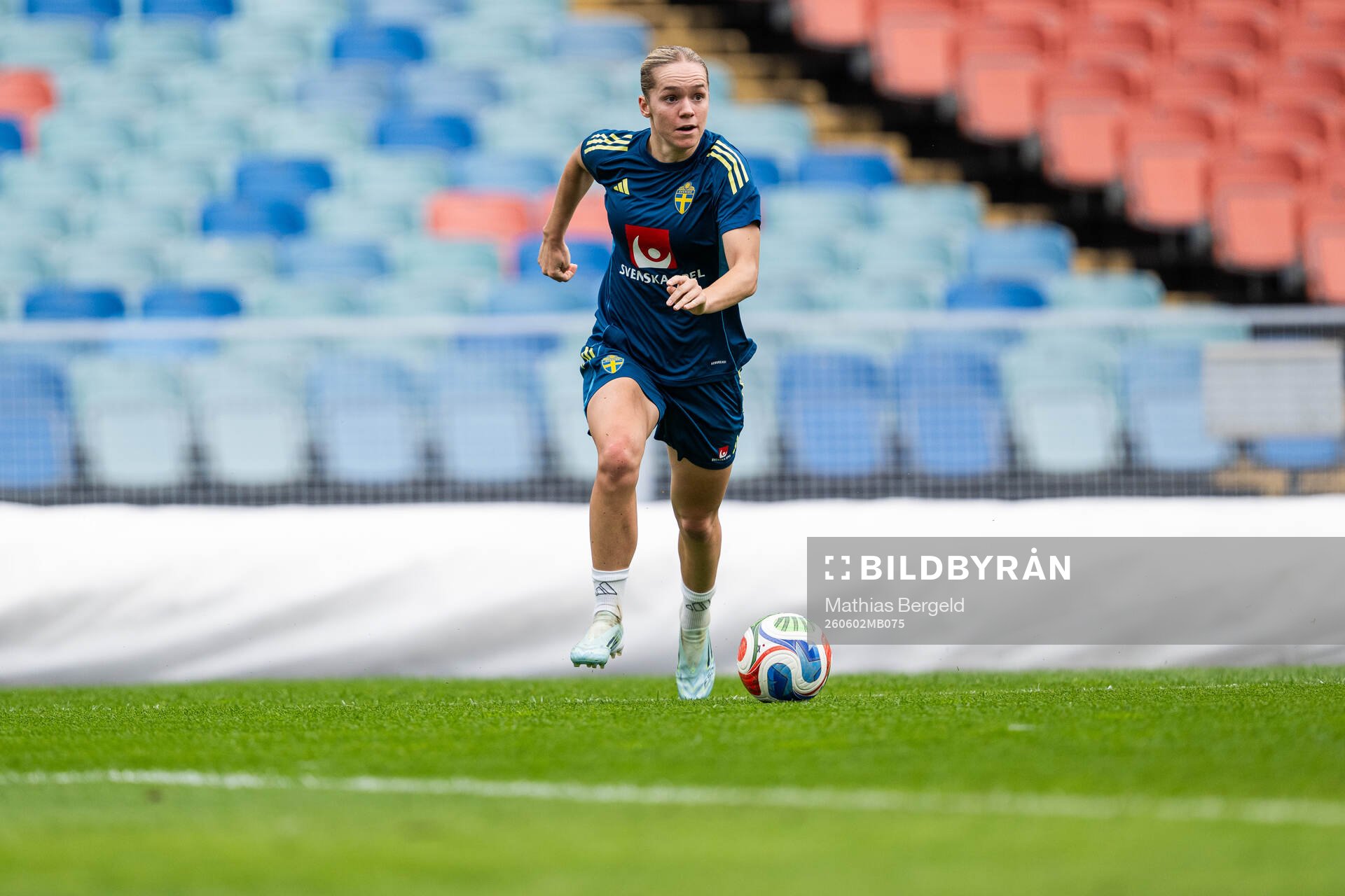 Hanna Lundkvist of the Swedish women's national football