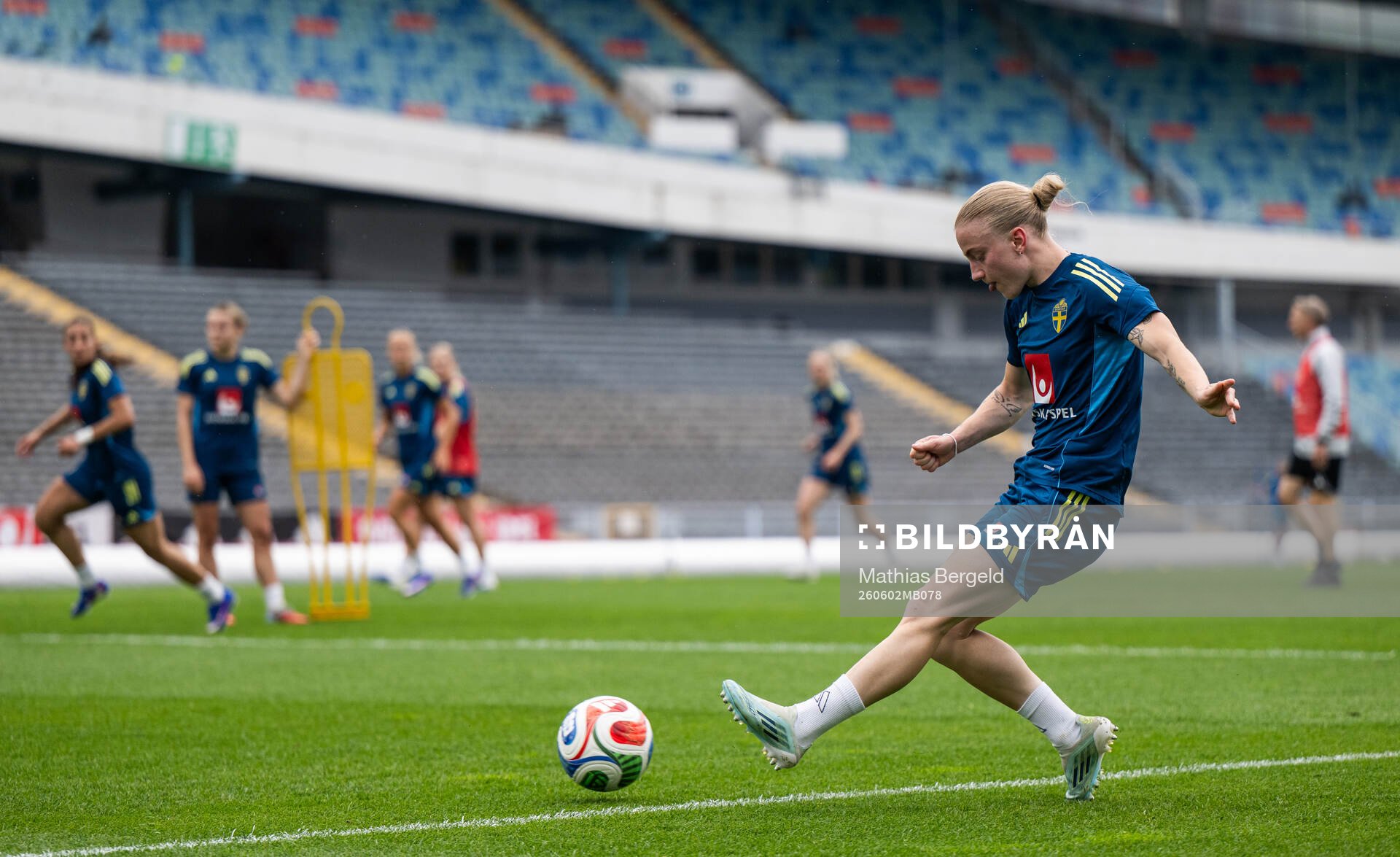 Anna Sandberg of the Swedish women's national football team