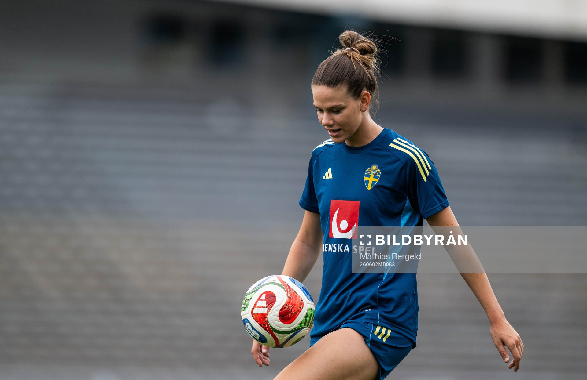 Bella Andersson of the Swedish women's national football