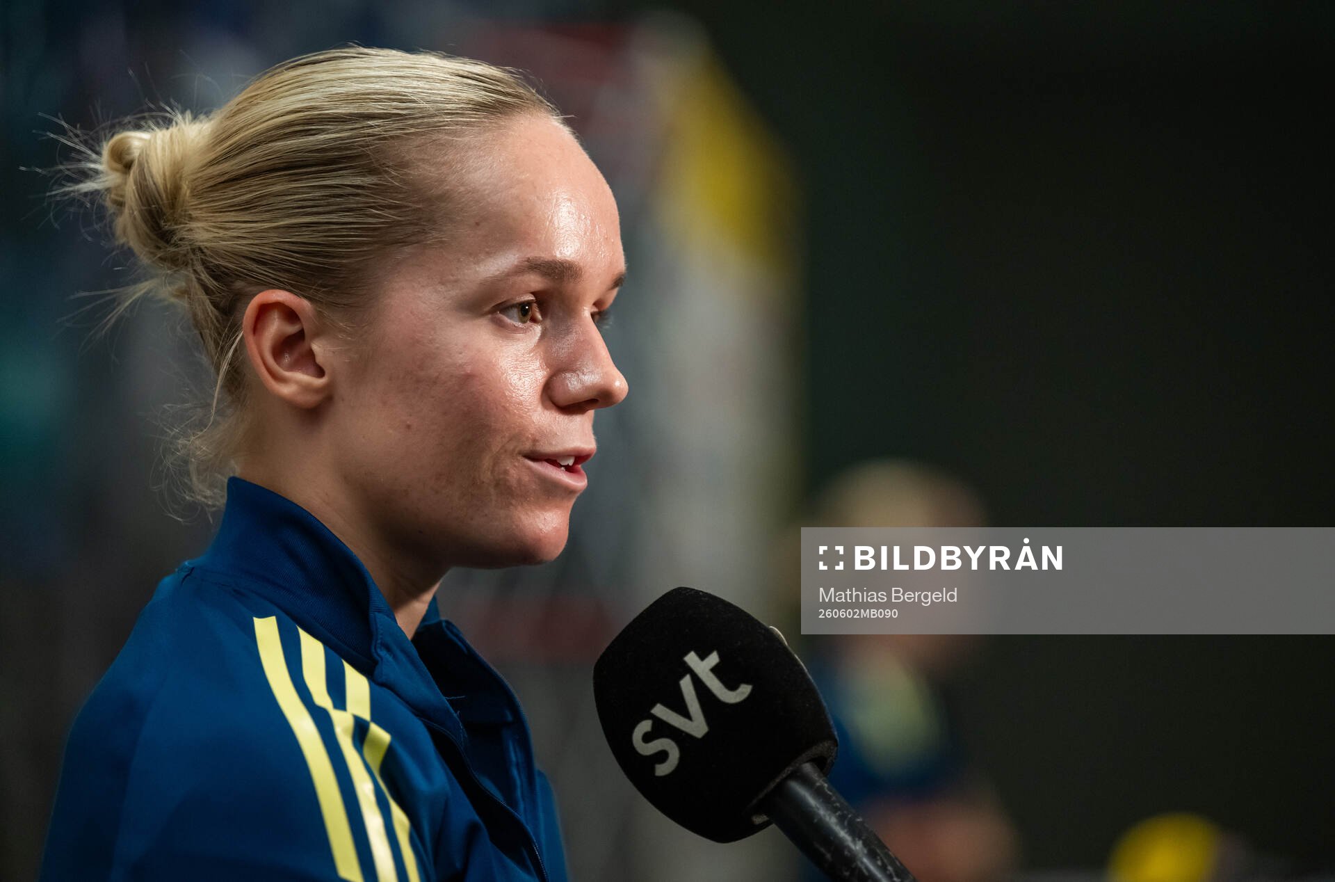Hanna Lundkvist of the Swedish women's national football