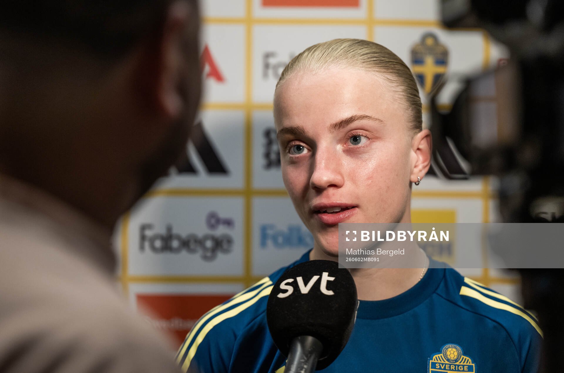 Anna Sandberg of the Swedish women's national football team