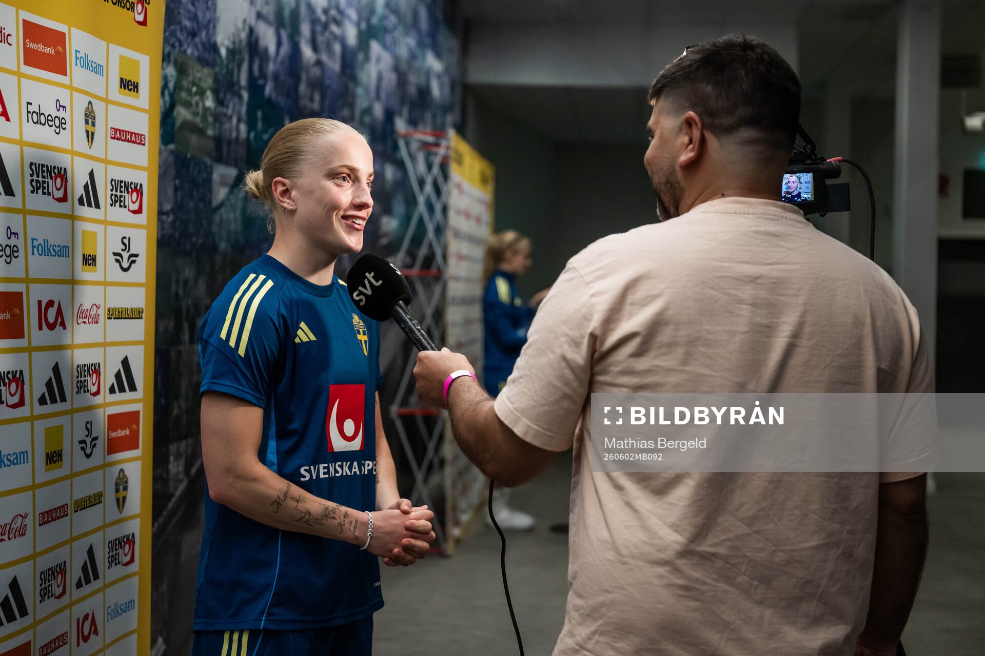 Anna Sandberg of the Swedish women's national football team