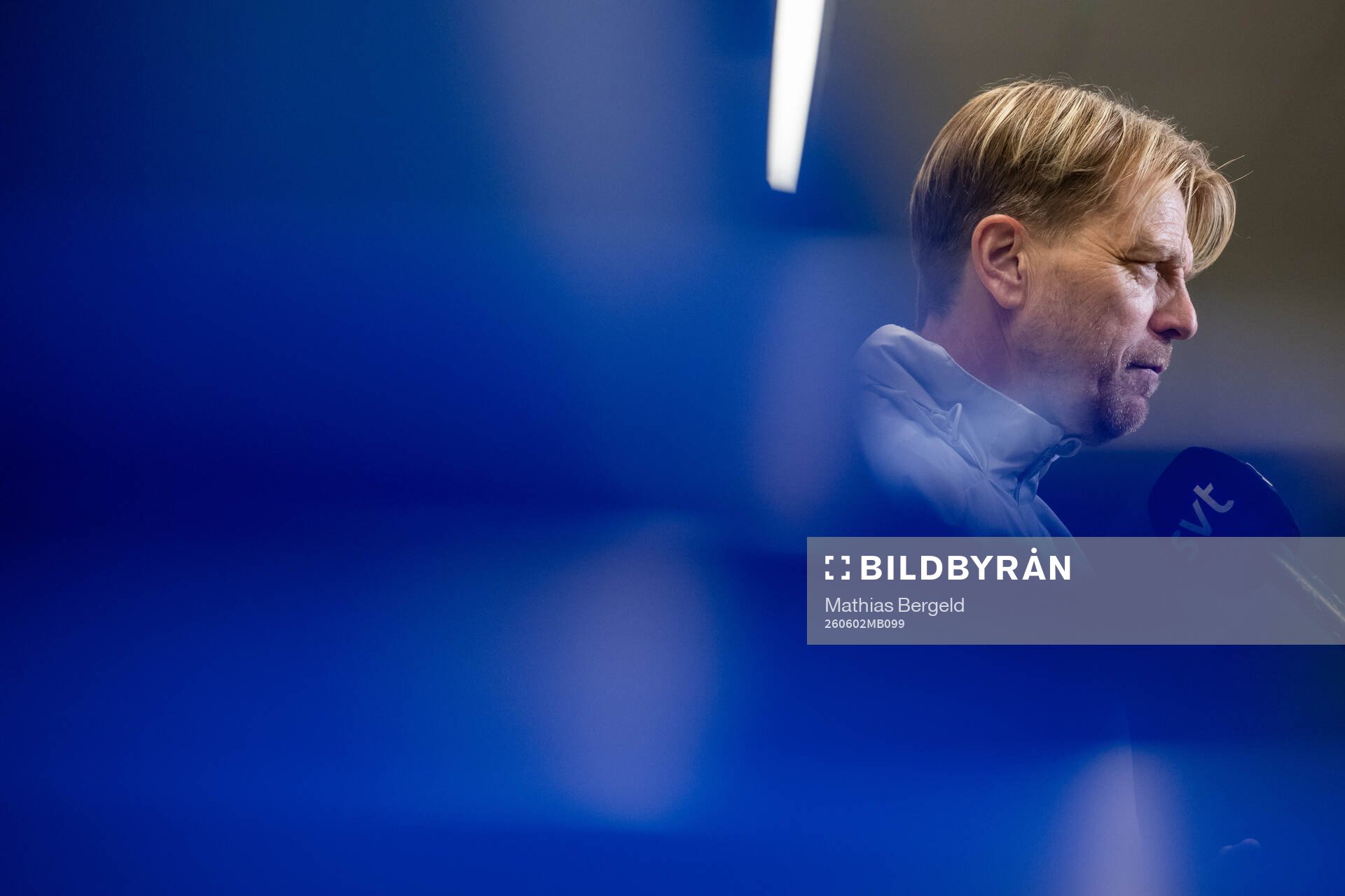 Head coach Tony Gustavsson of the Swedish women's national