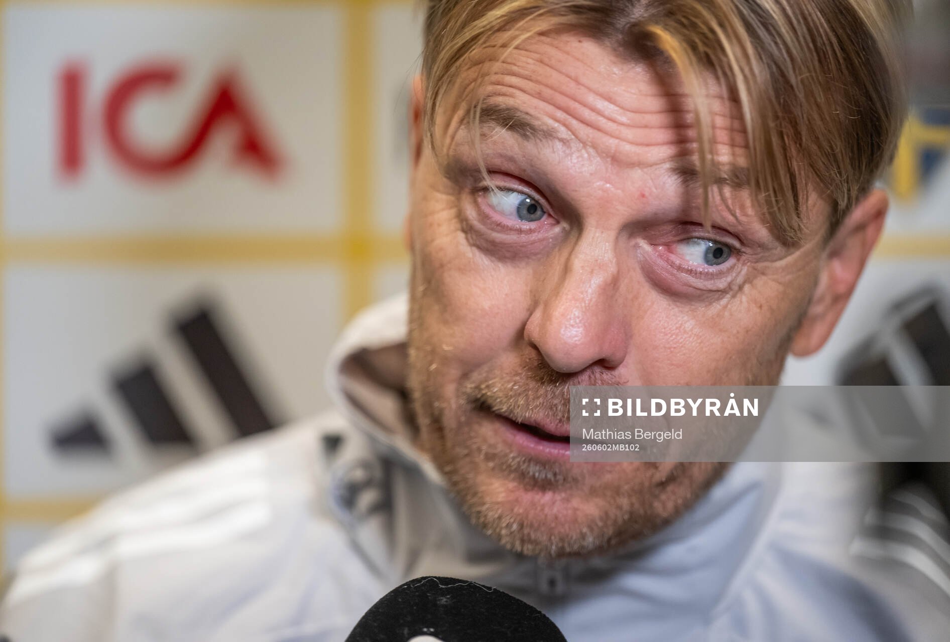 Head coach Tony Gustavsson of the Swedish women's national