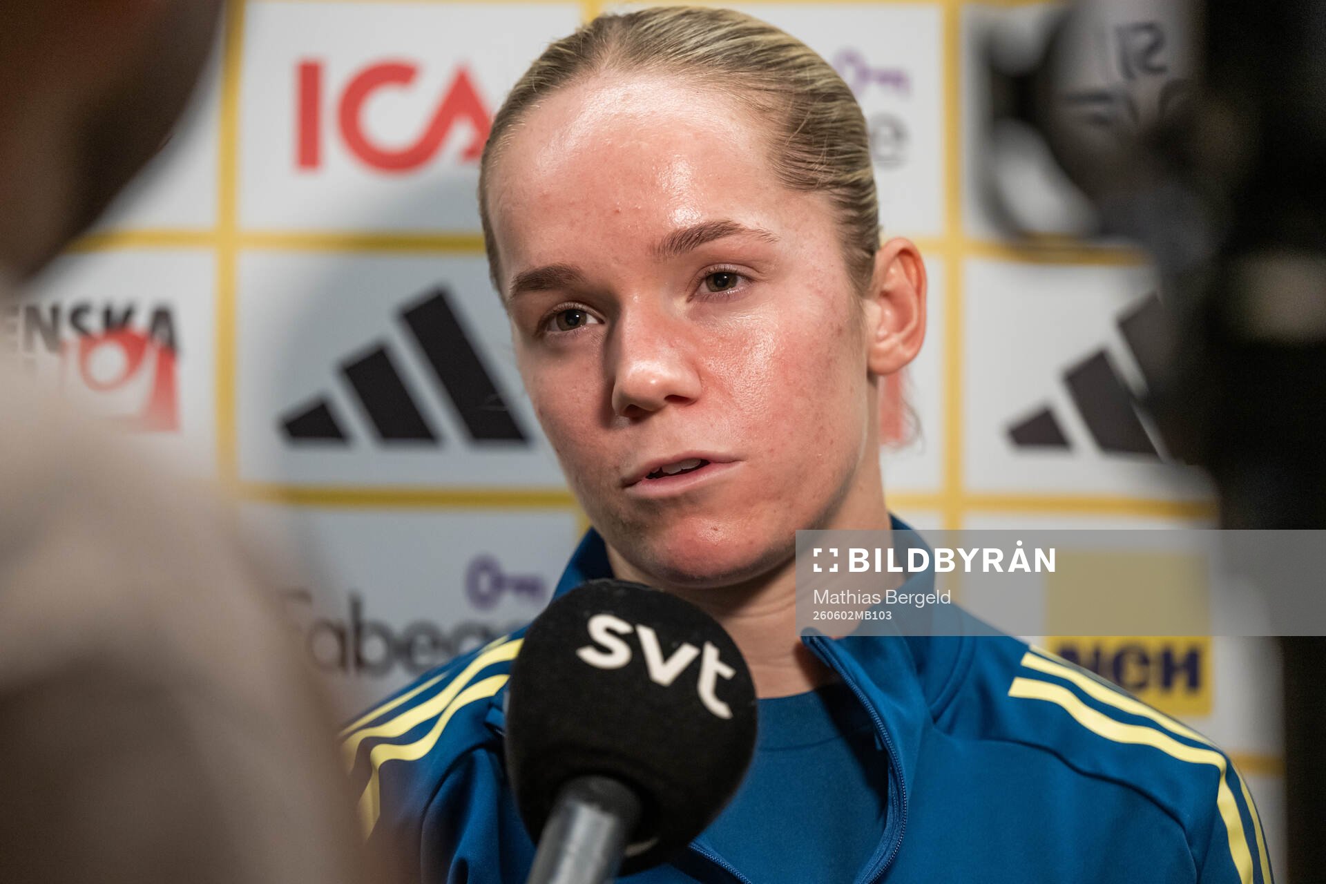 Hanna Lundkvist of the Swedish women's national football