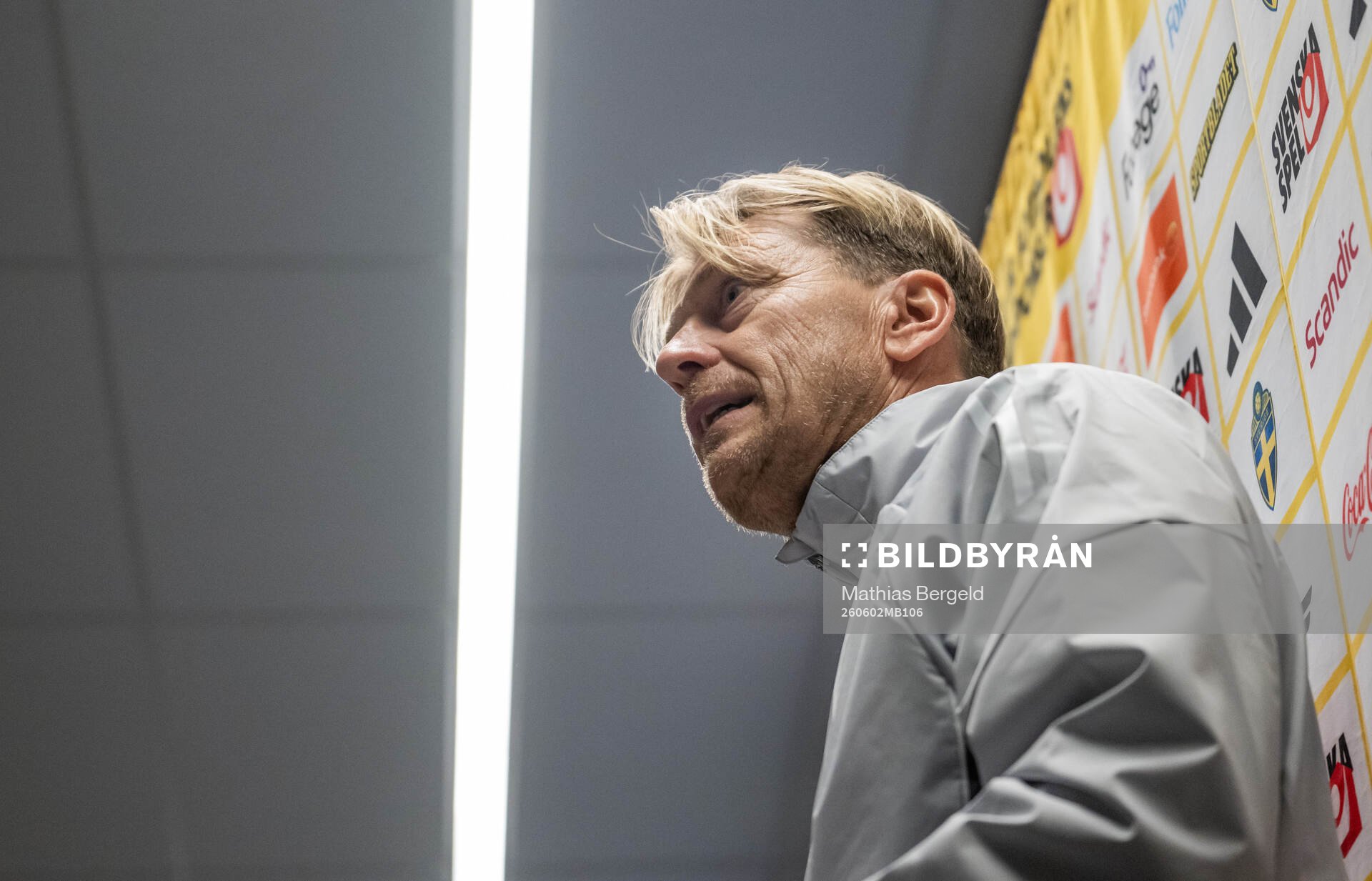 Head coach Tony Gustavsson of the Swedish women's national