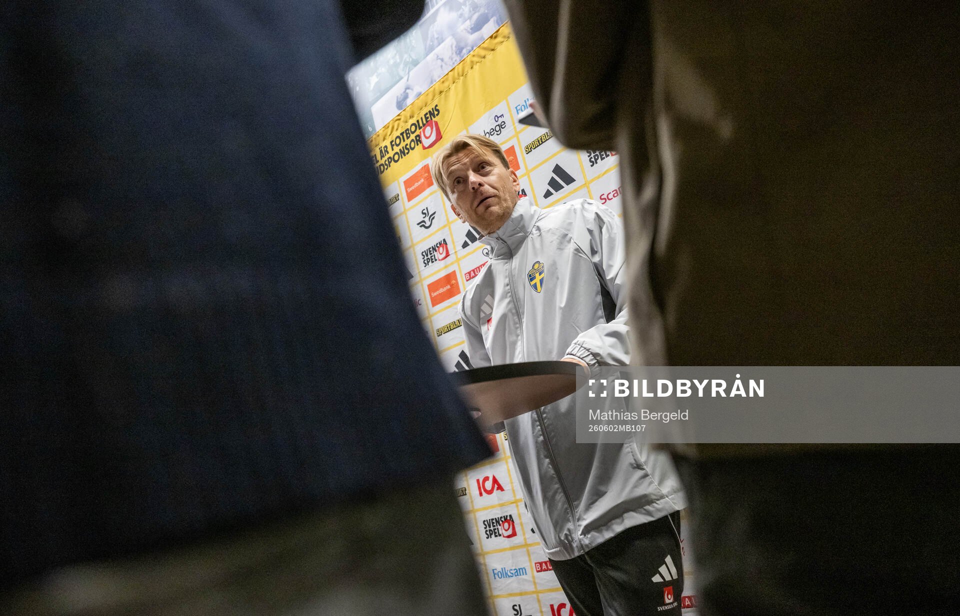 Head coach Tony Gustavsson of the Swedish women's national