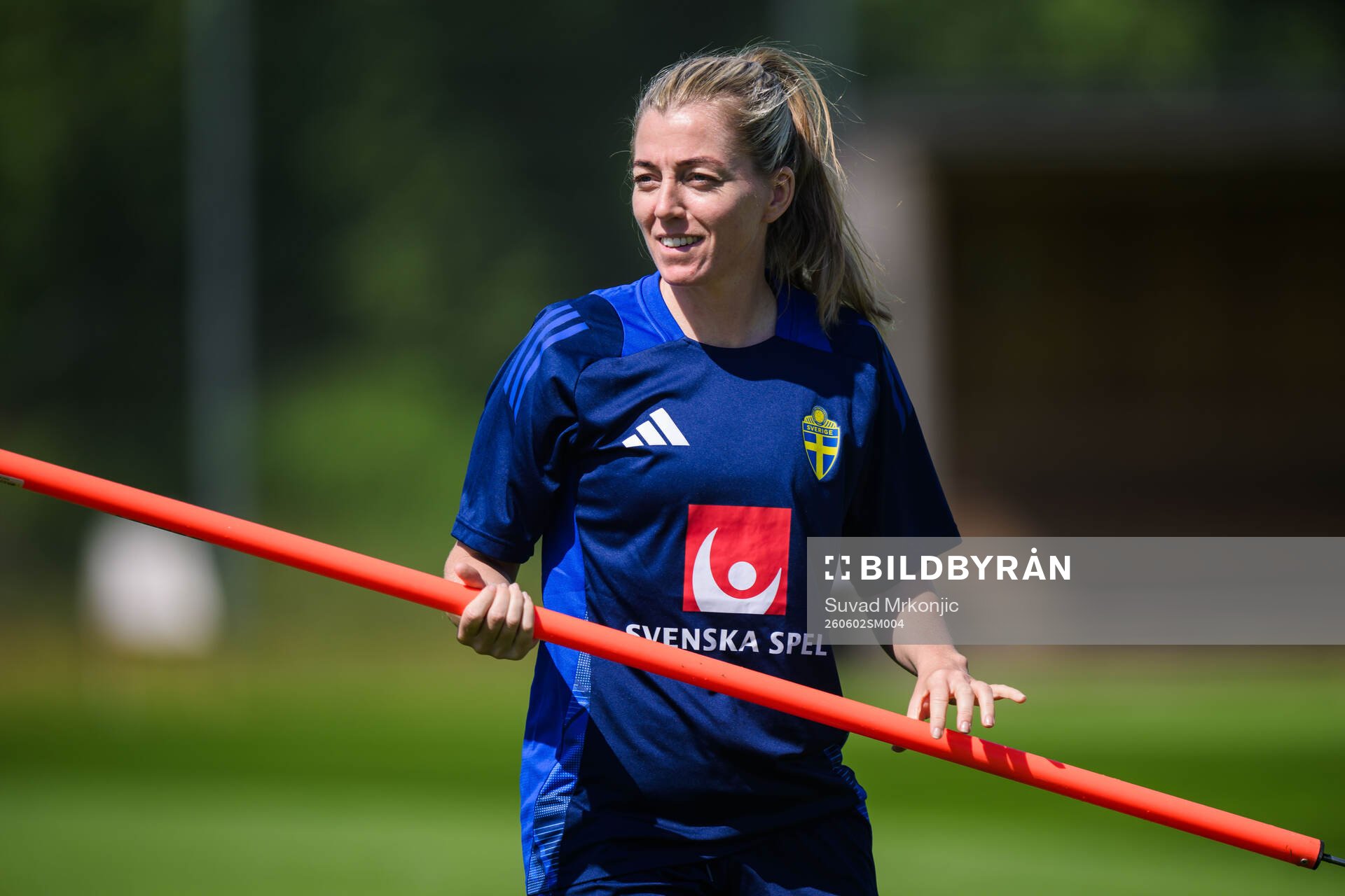 Assistant coach Linda Sembrandt of the Swedish women's