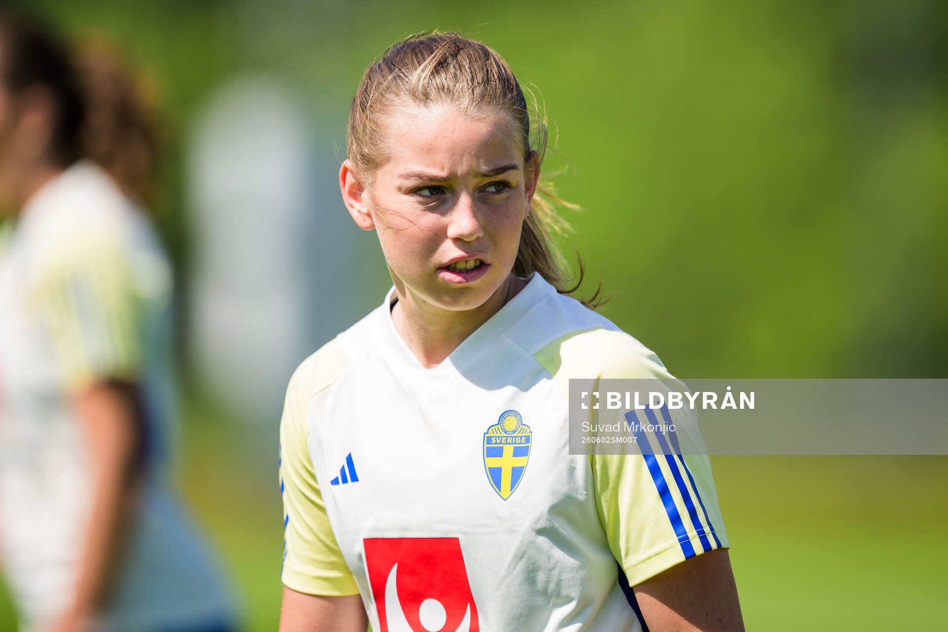 Elsa Pelgander of the Swedish women's under-23 national