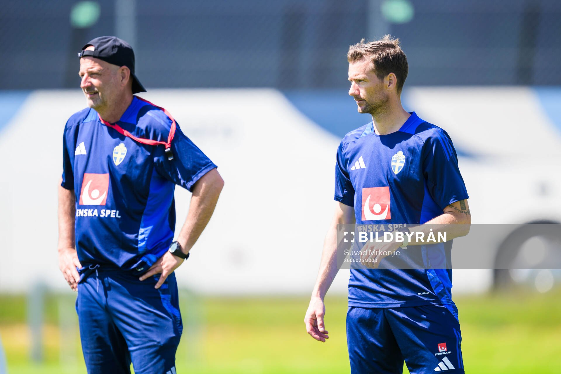 Fitness coach Jonatan Berg of the Swedish women's under-23