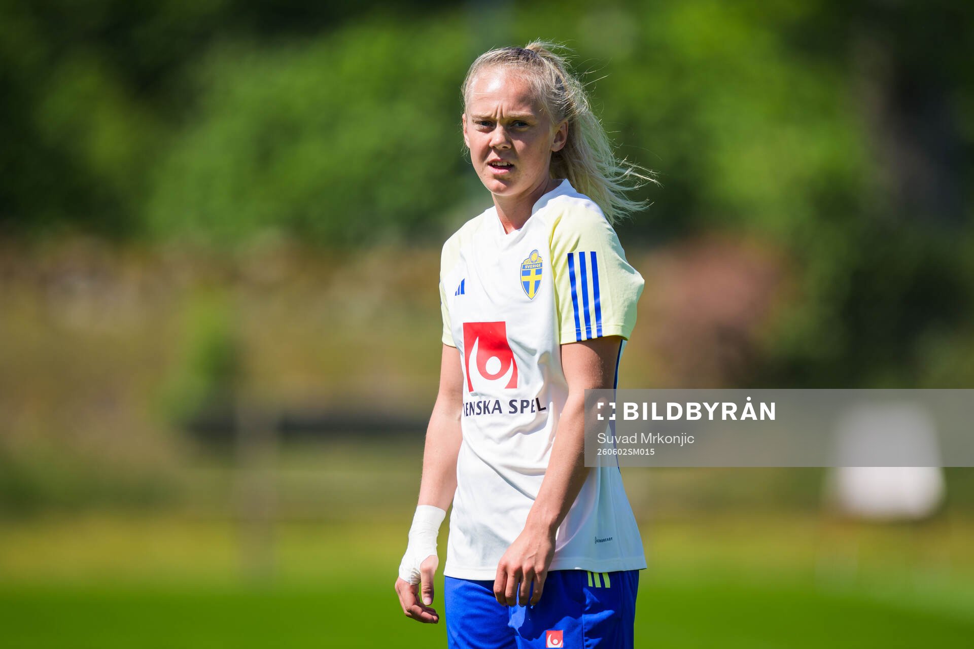 Molly Johansson of the Swedish women's under-23 national