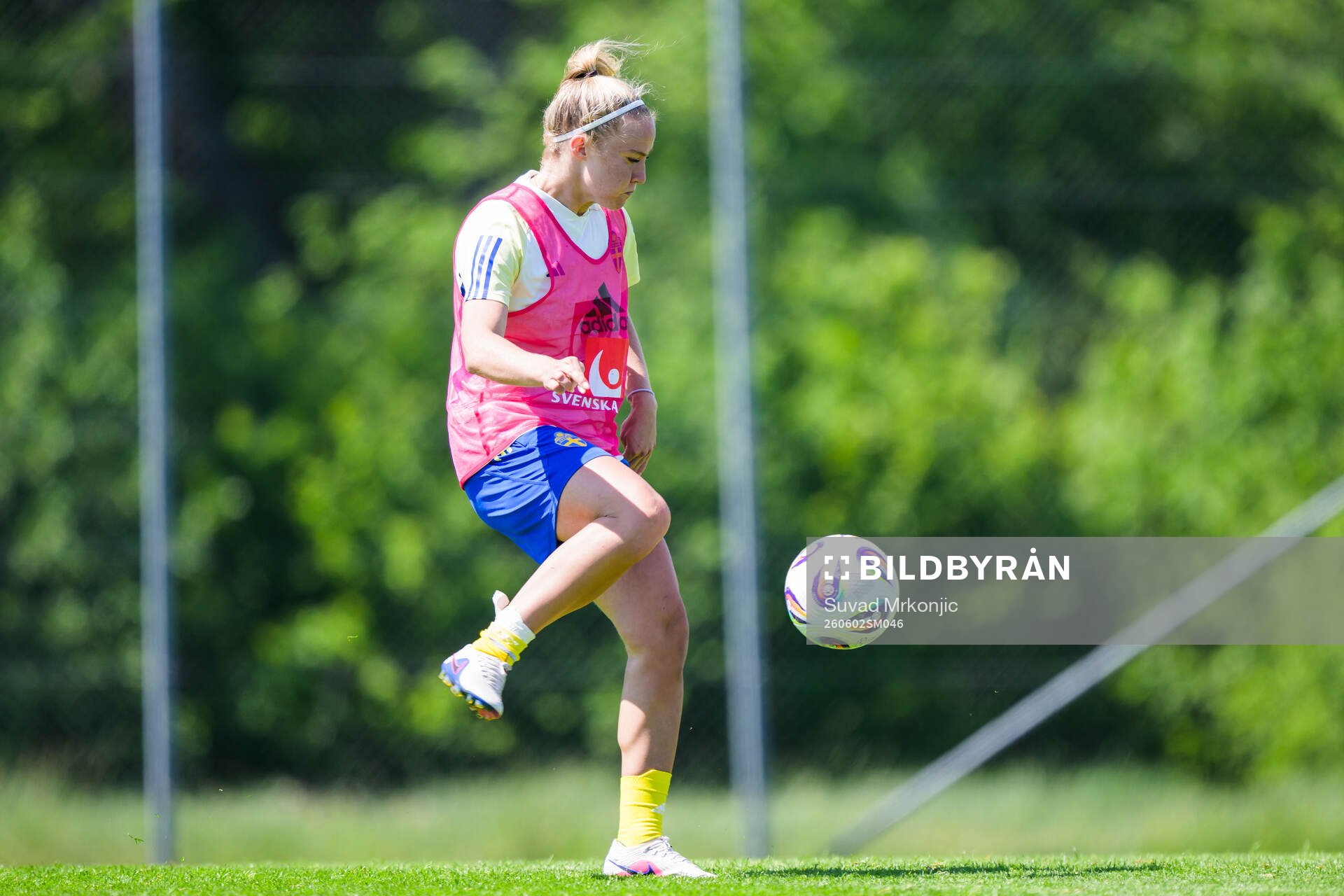 Mathilde Janzen of the Swedish women's under-23 national