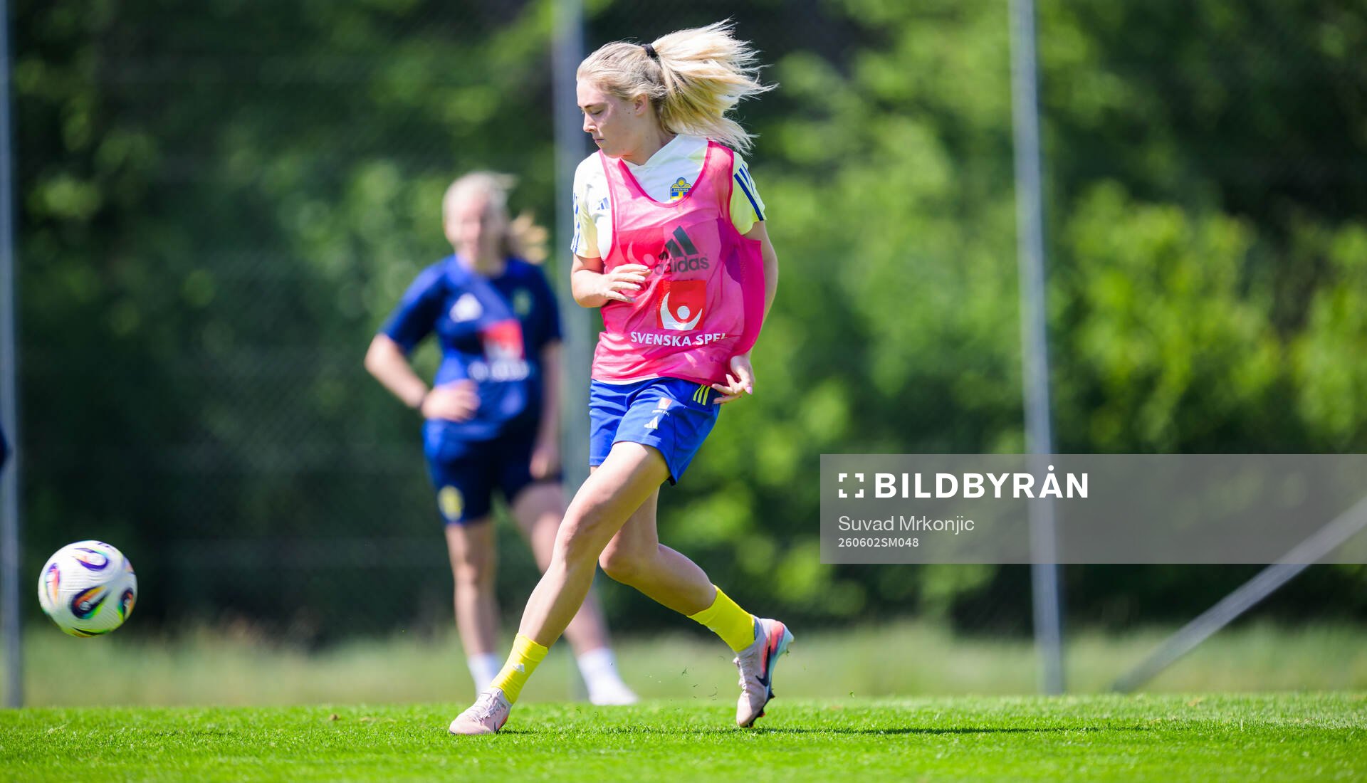 Ida Björnberg and of the Swedish women's under-23 national