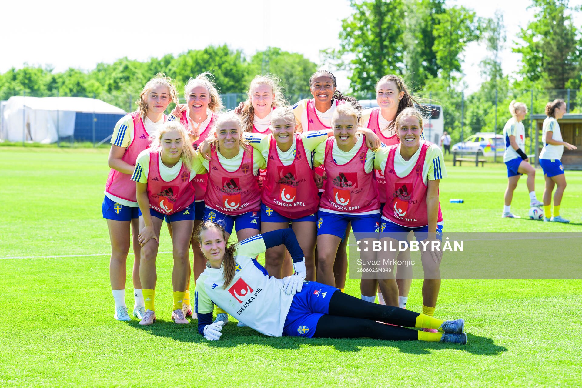 The winning team of the Swedish women's under-23 national