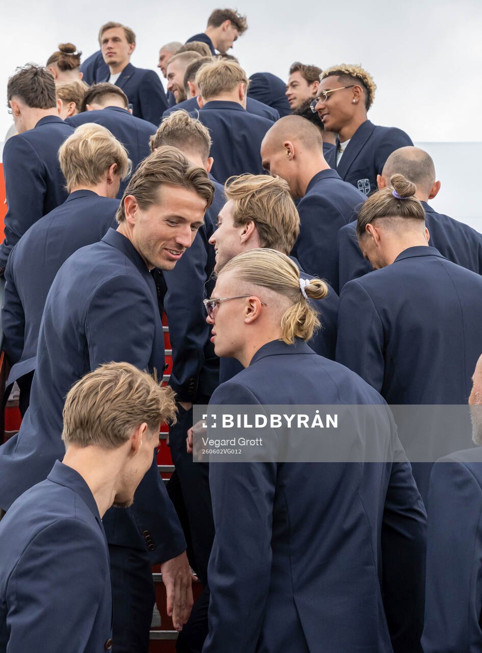 Sander Berge of the Norwegian national football team