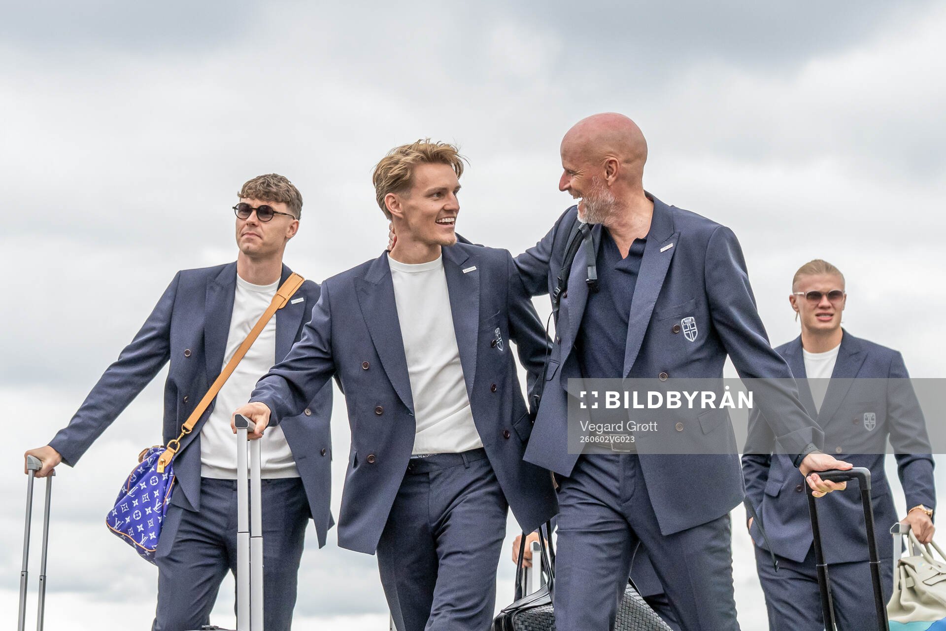 Jørgen Strand Larsen, Martin Ødegaard, head coach Ståle