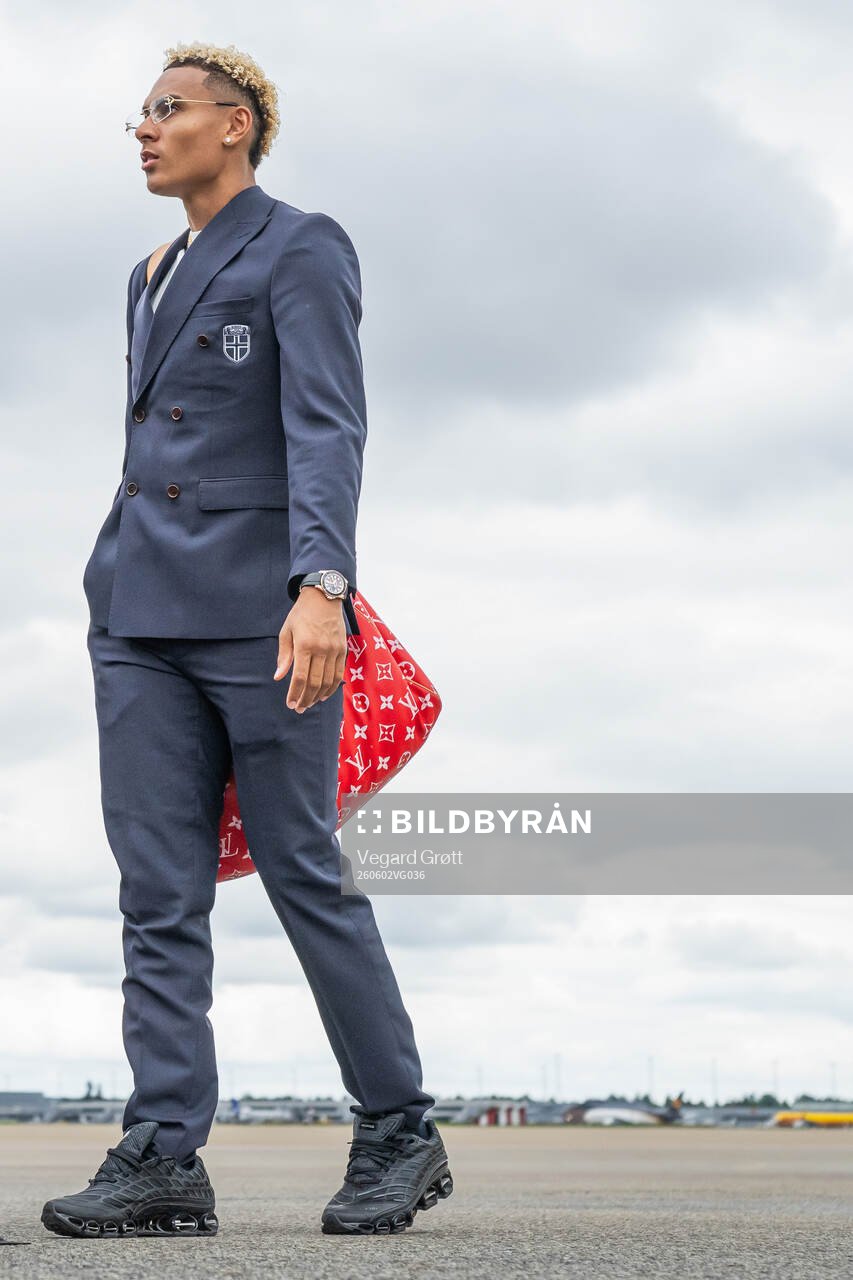 Antonio Nusa of the Norwegian national football team