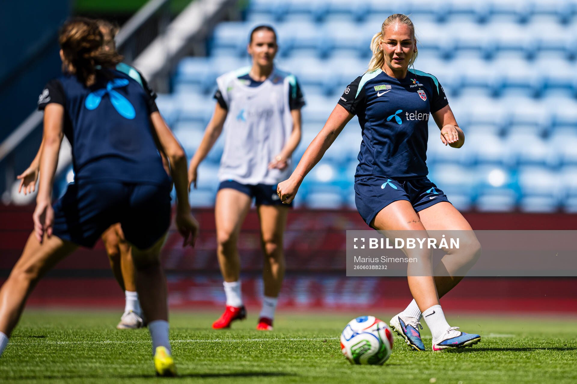 Cathinka Tandberg of the Norwegian women’s national