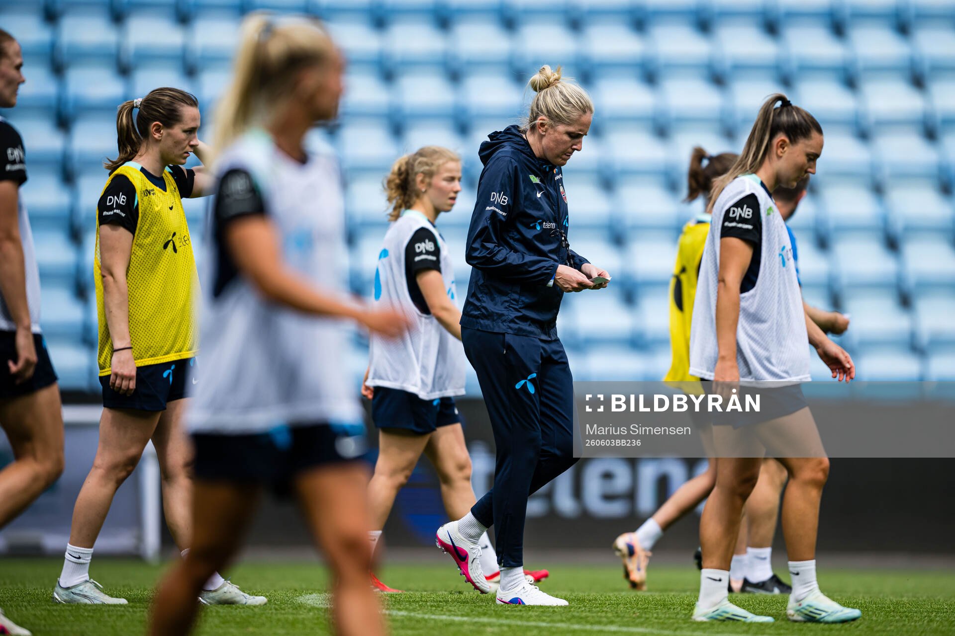 Head coach Gemma Grainger of the Norwegian women’s