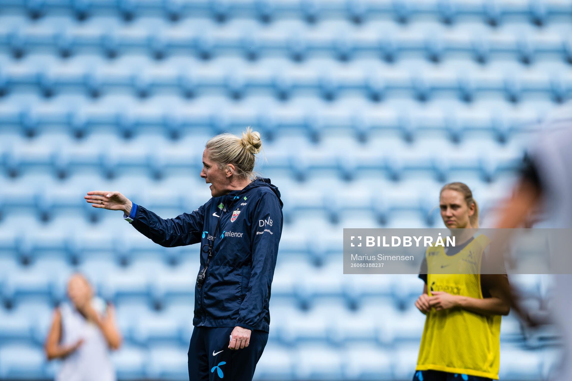 Head coach Gemma Grainger of the Norwegian women’s