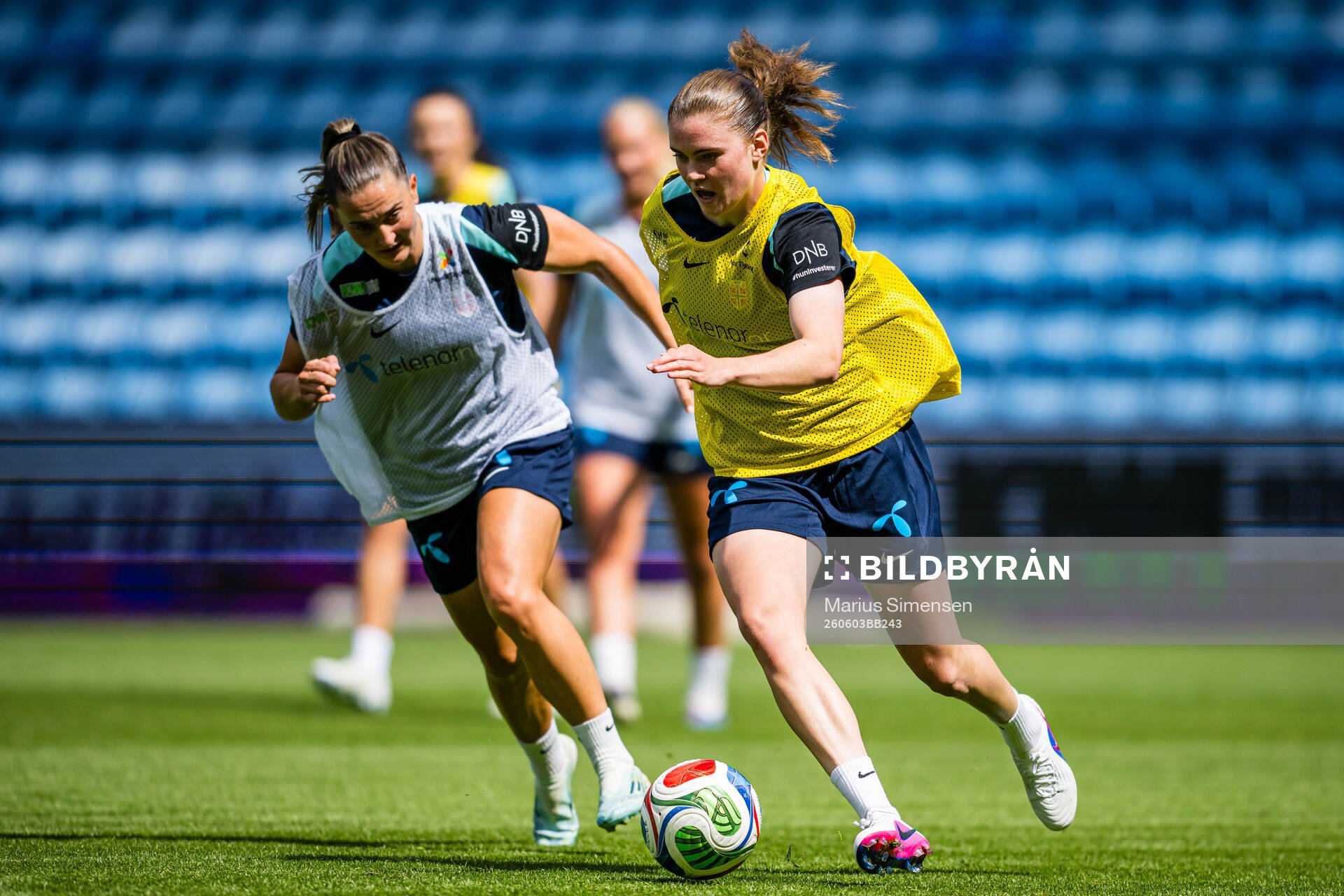 Signe Gaupset of the Norwegian women’s national football