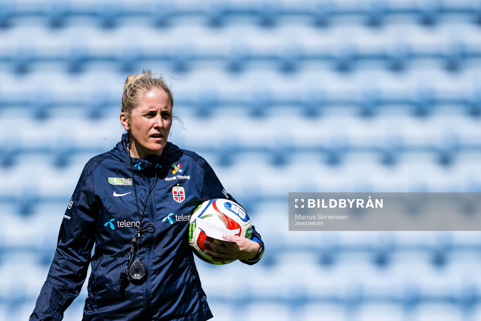 Head coach Gemma Grainger of the Norwegian women’s