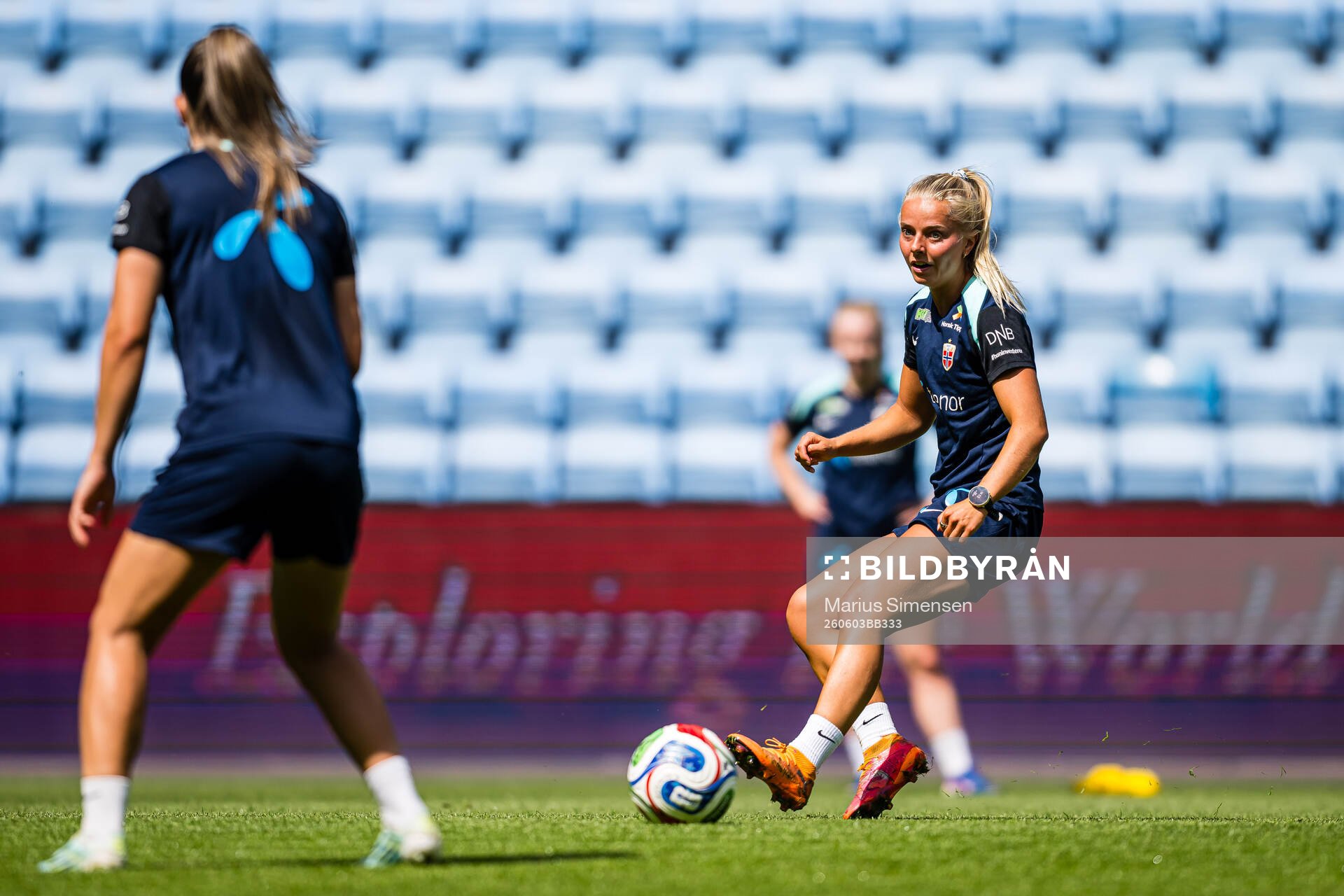 Emilie Woldvik of the Norwegian women’s national football