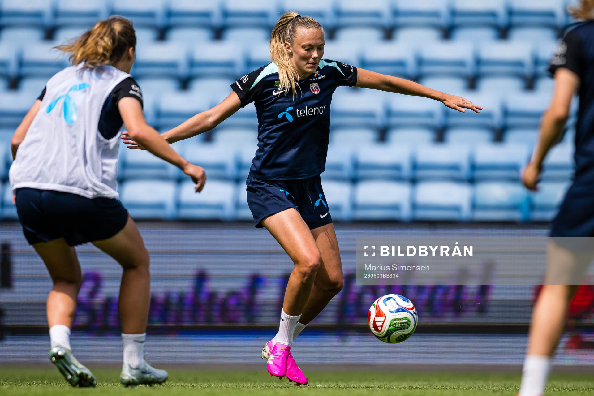 Synne Jensen of the Norwegian women’s national football