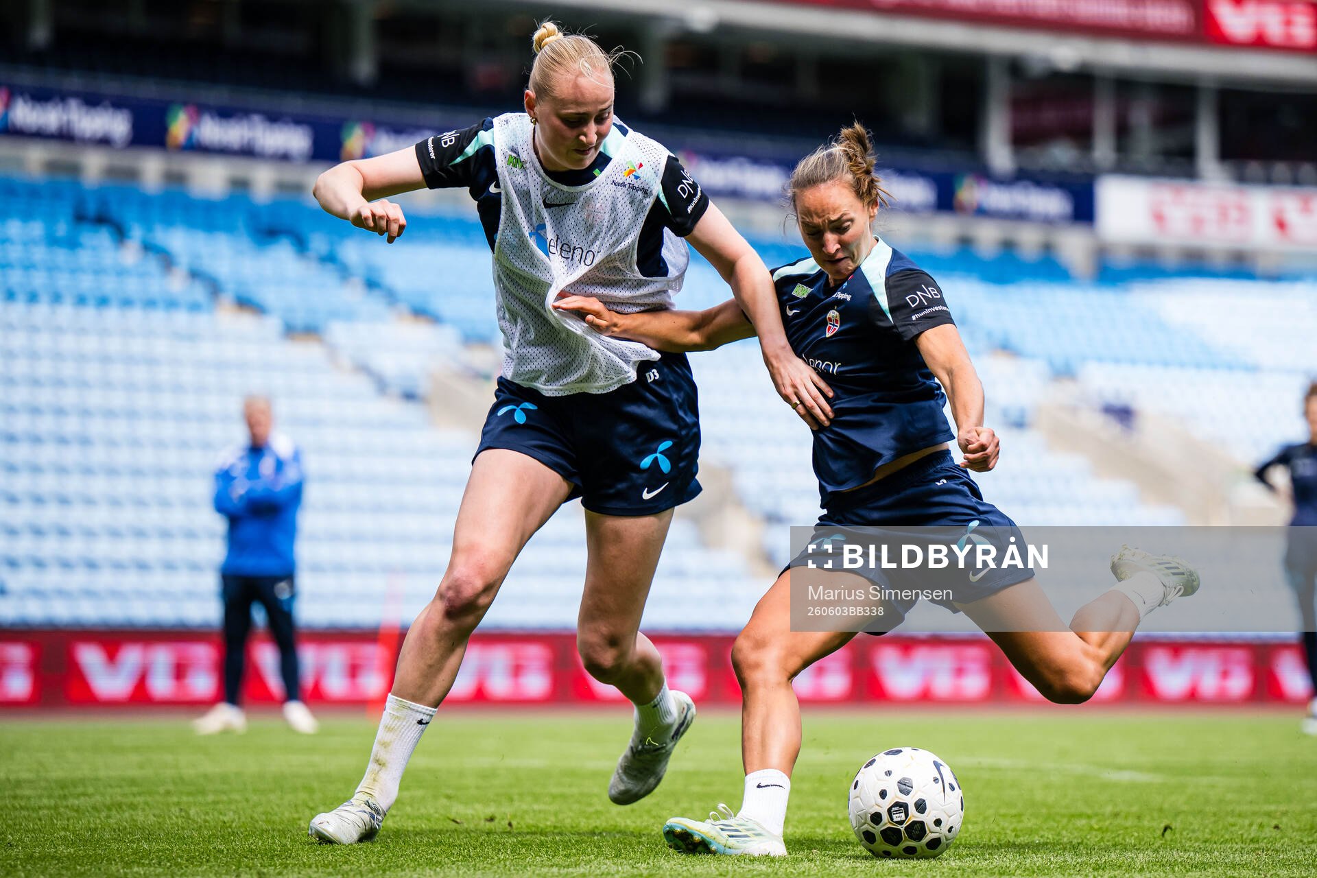 Emilie Bragstad and Marit Bratberg Lund of the Norwegian