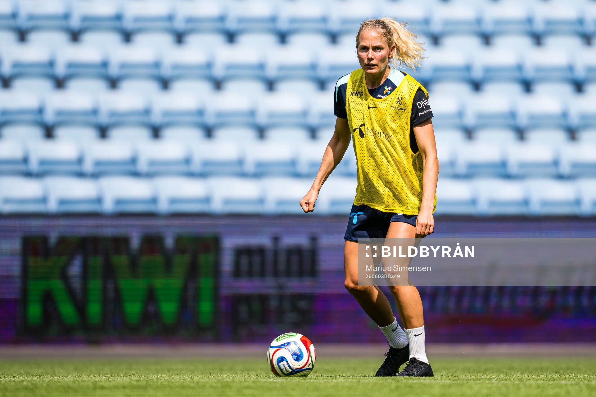 Guro Bergsvand of the Norwegian women’s national football