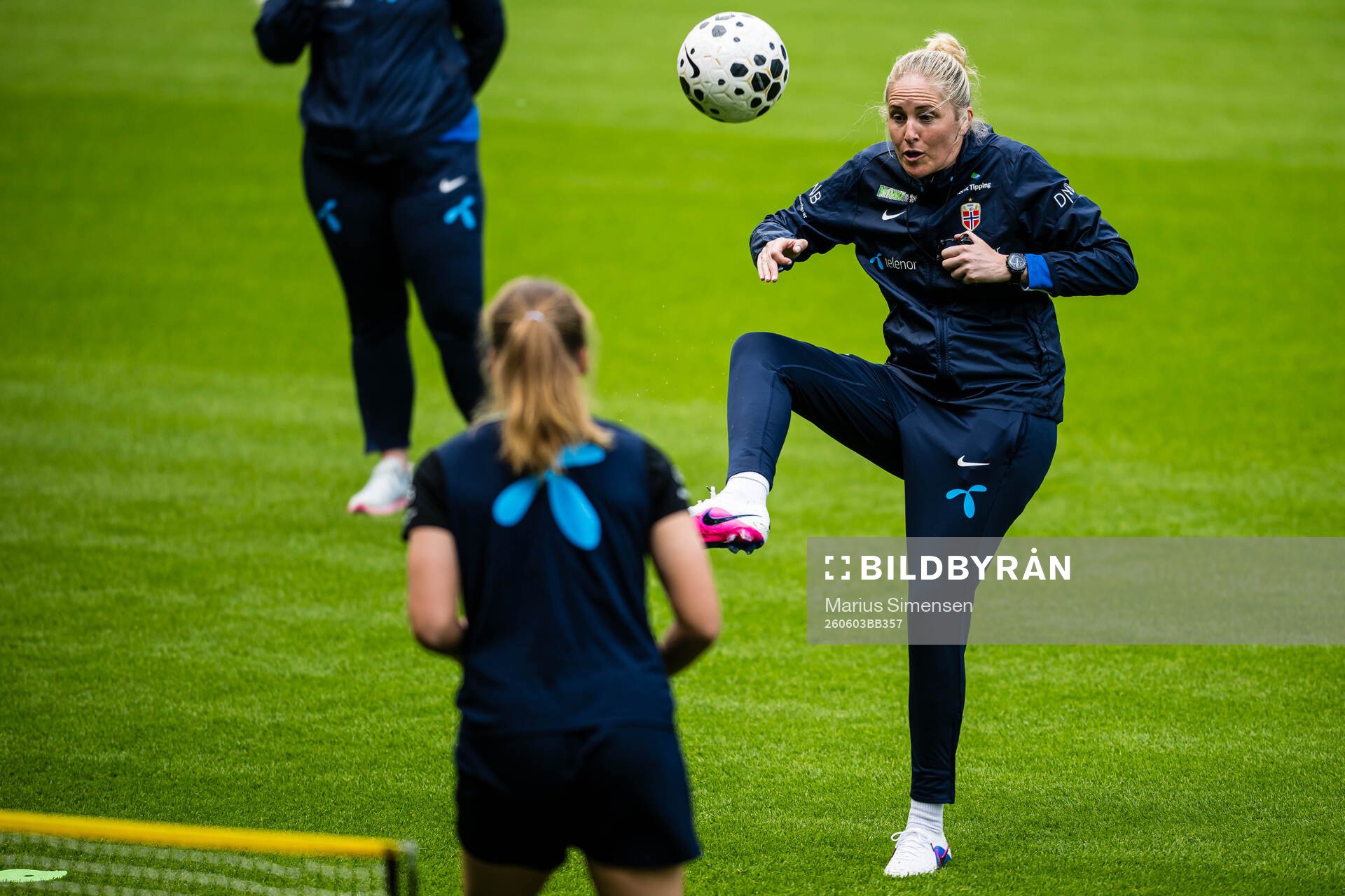 Head coach Gemma Grainger of the Norwegian women’s