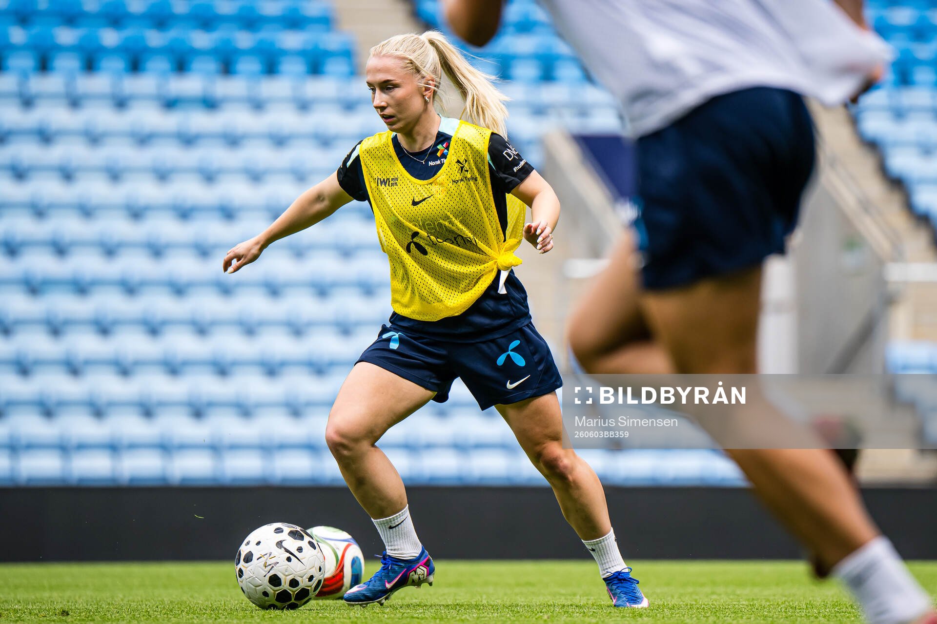 Thea Bjelde of the Norwegian women’s national football