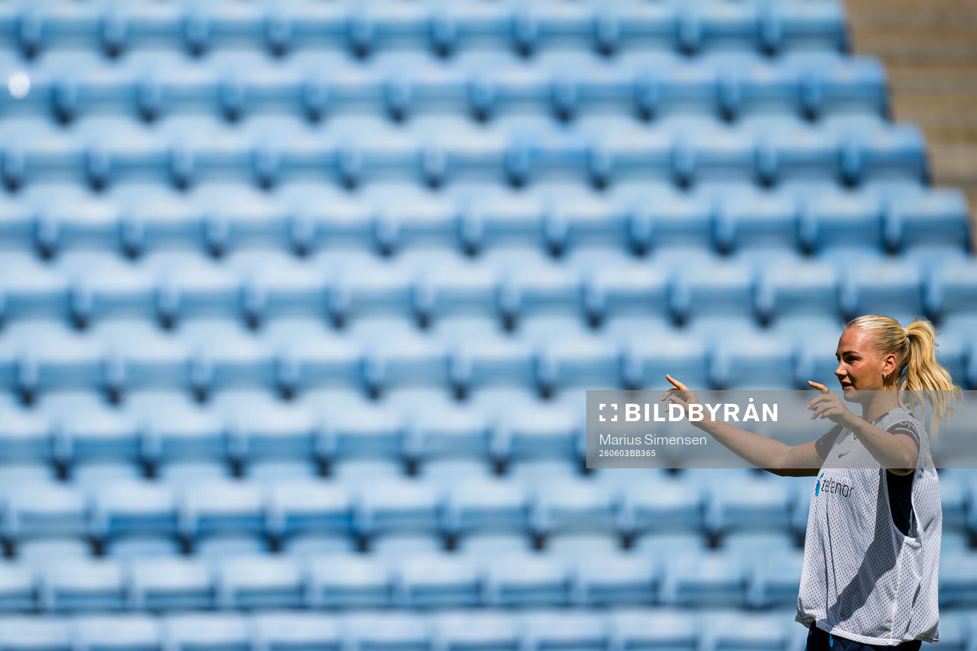 Cathinka Tandberg of the Norwegian women’s national