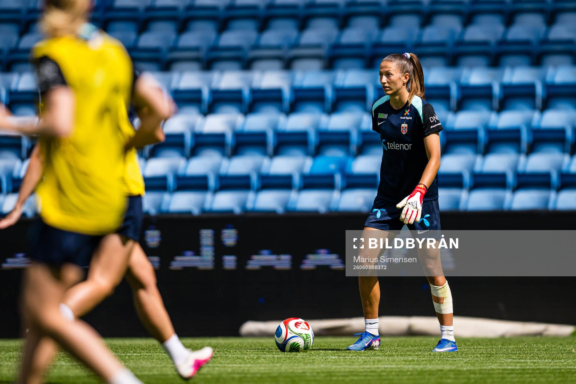 Goalkeeper Cecilie Fiskerstrand of the Norwegian women’s