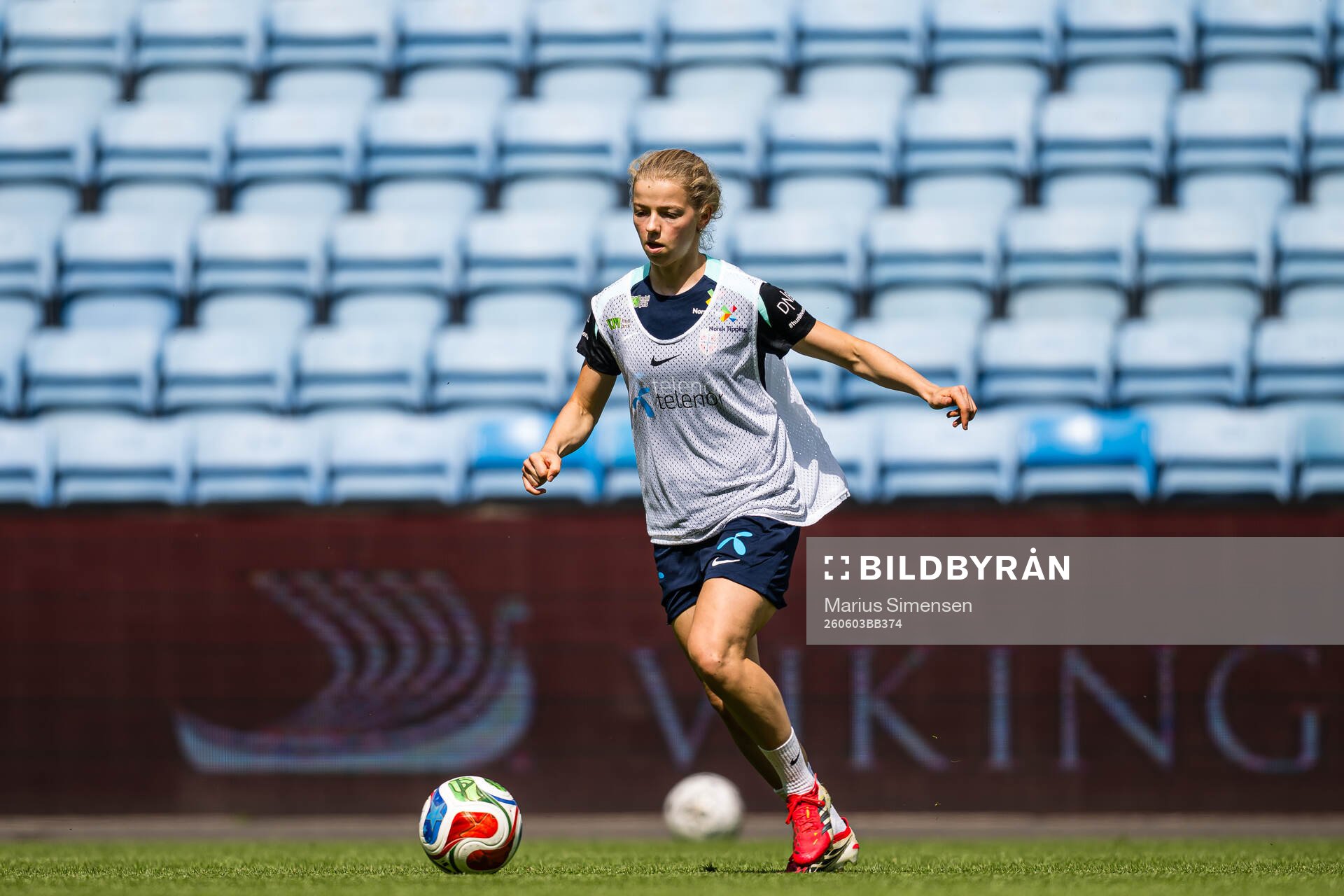 Justine Kielland of the Norwegian women’s national