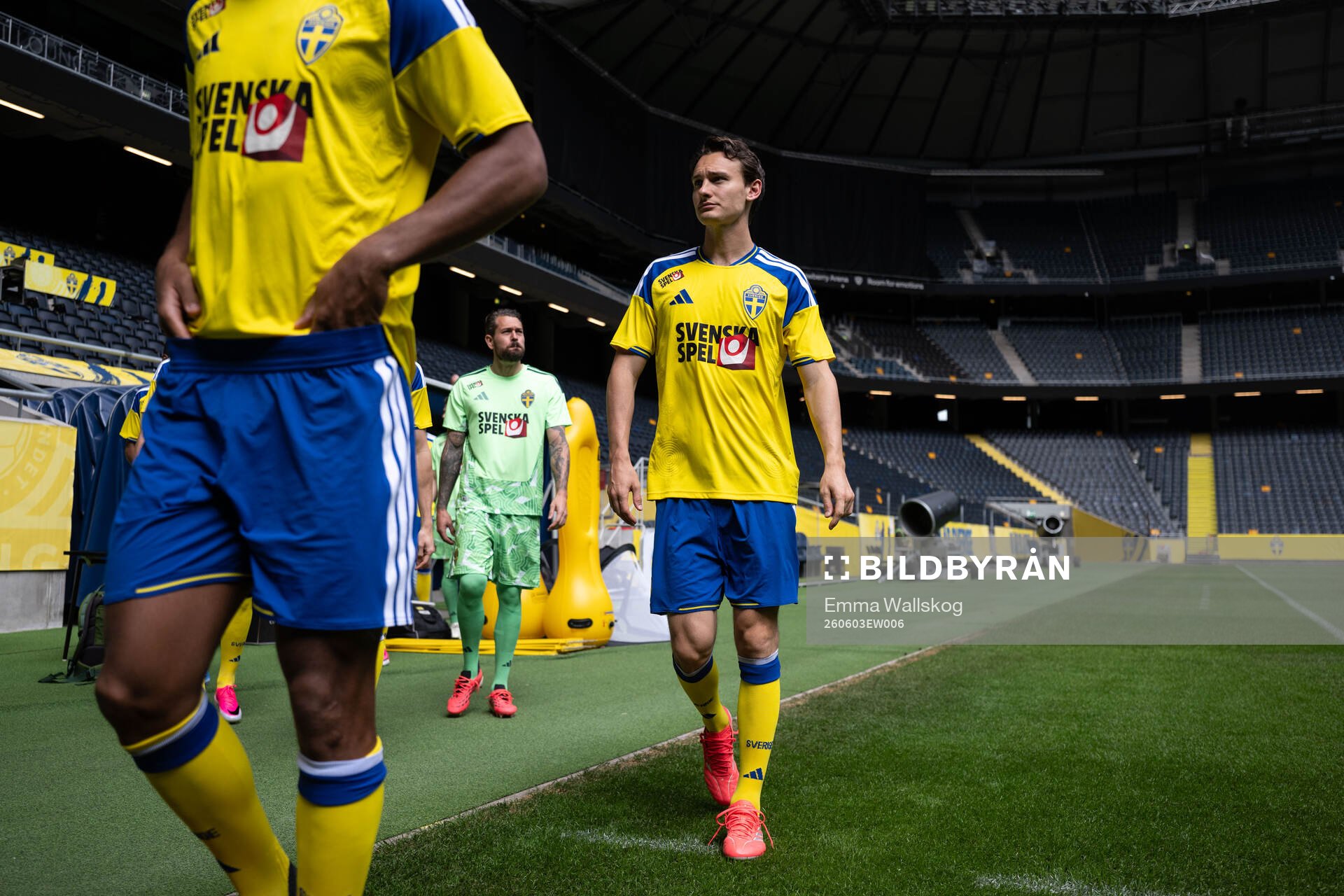 Hjalmar Ekdal of the Swedish national football team