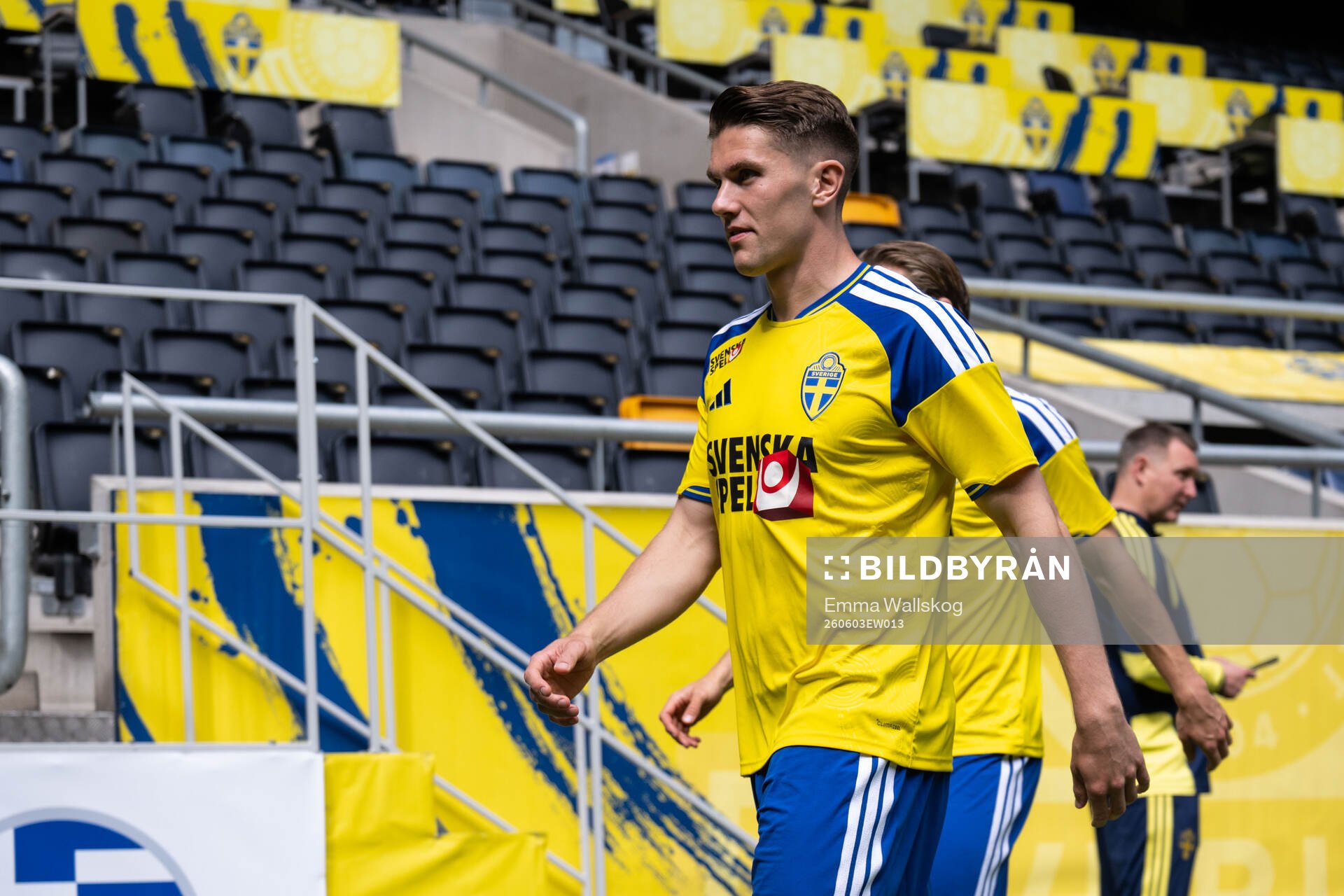 Viktor Gyökeres of the Swedish national football team