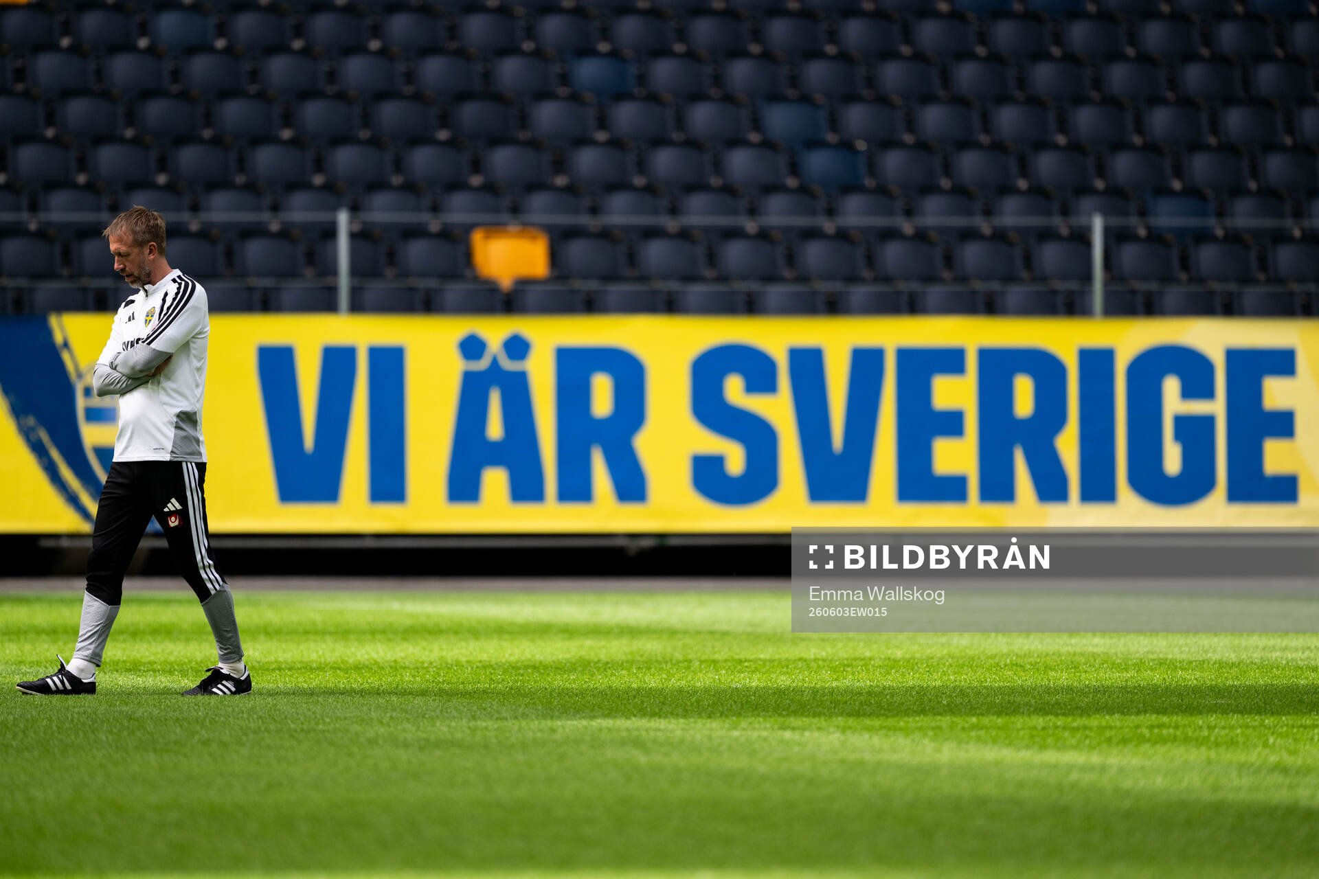 Head coach Graham Potter of the Swedish national football