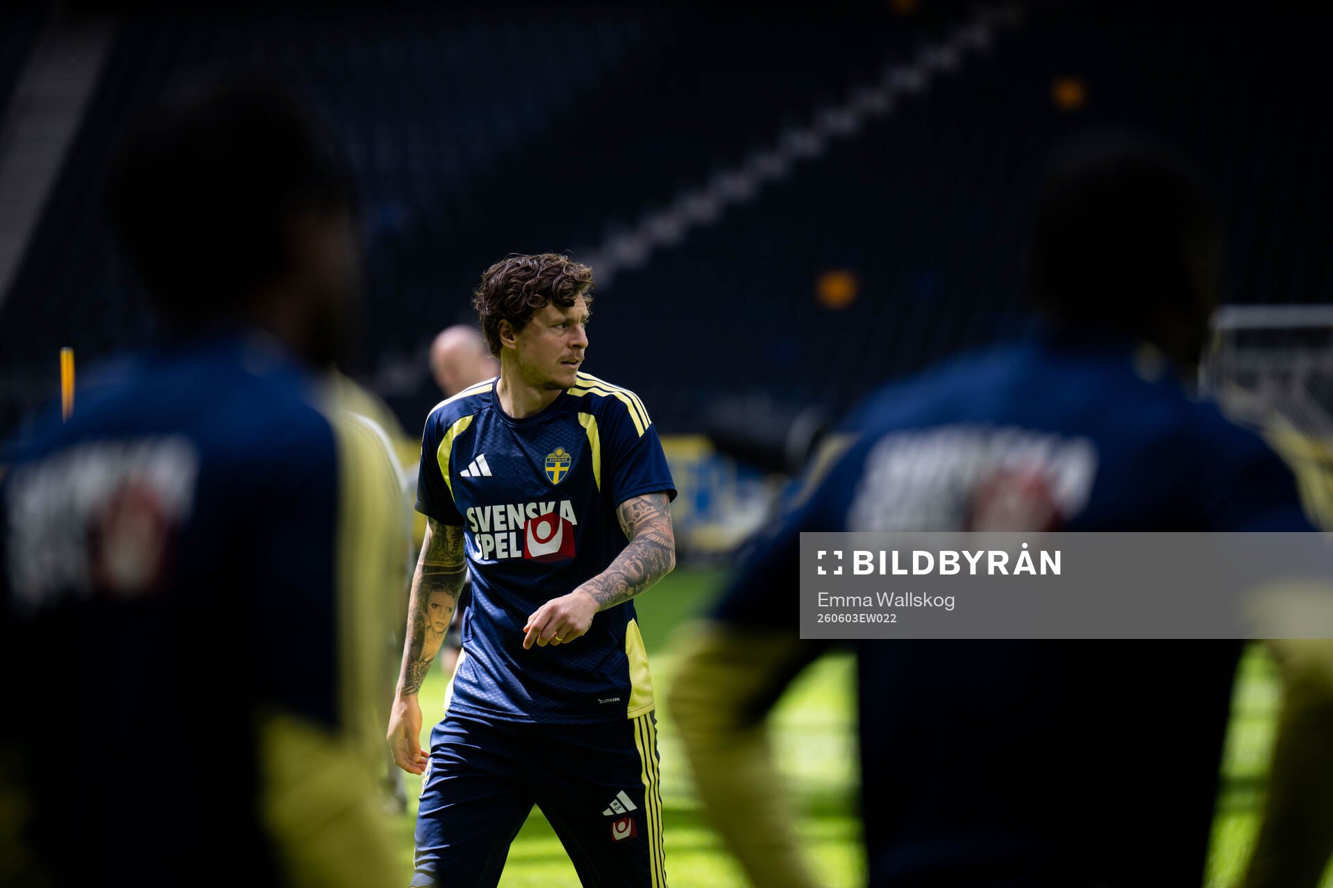 Victor Nilsson Lindelöf of the Swedish national football