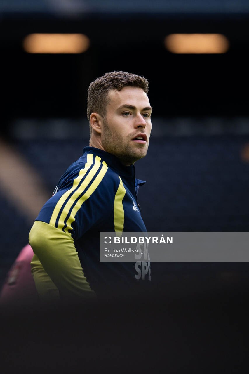 Gabriel Gudmundsson of the Swedish national football team
