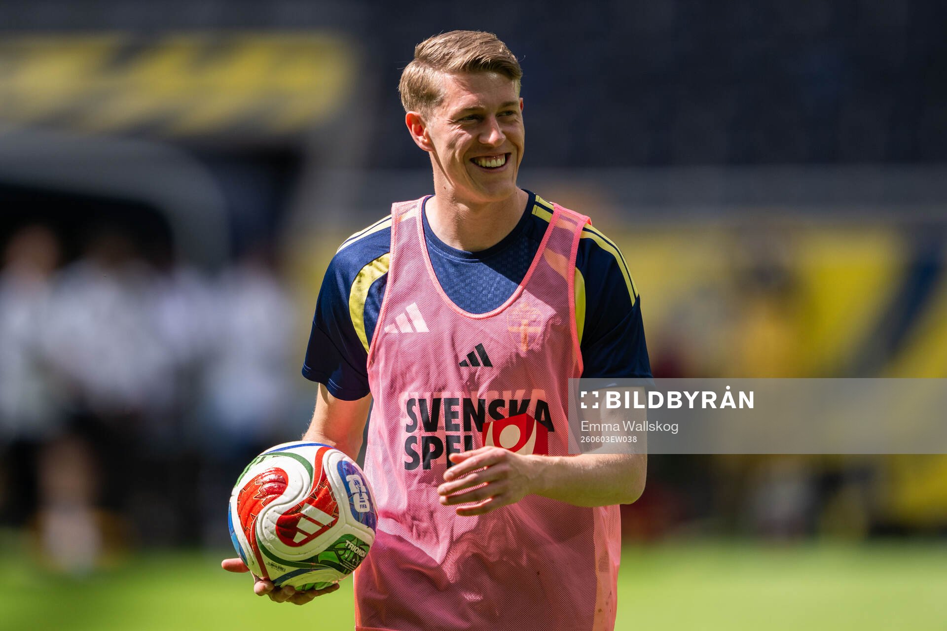 Alexander Bernhardsson of the Swedish national football