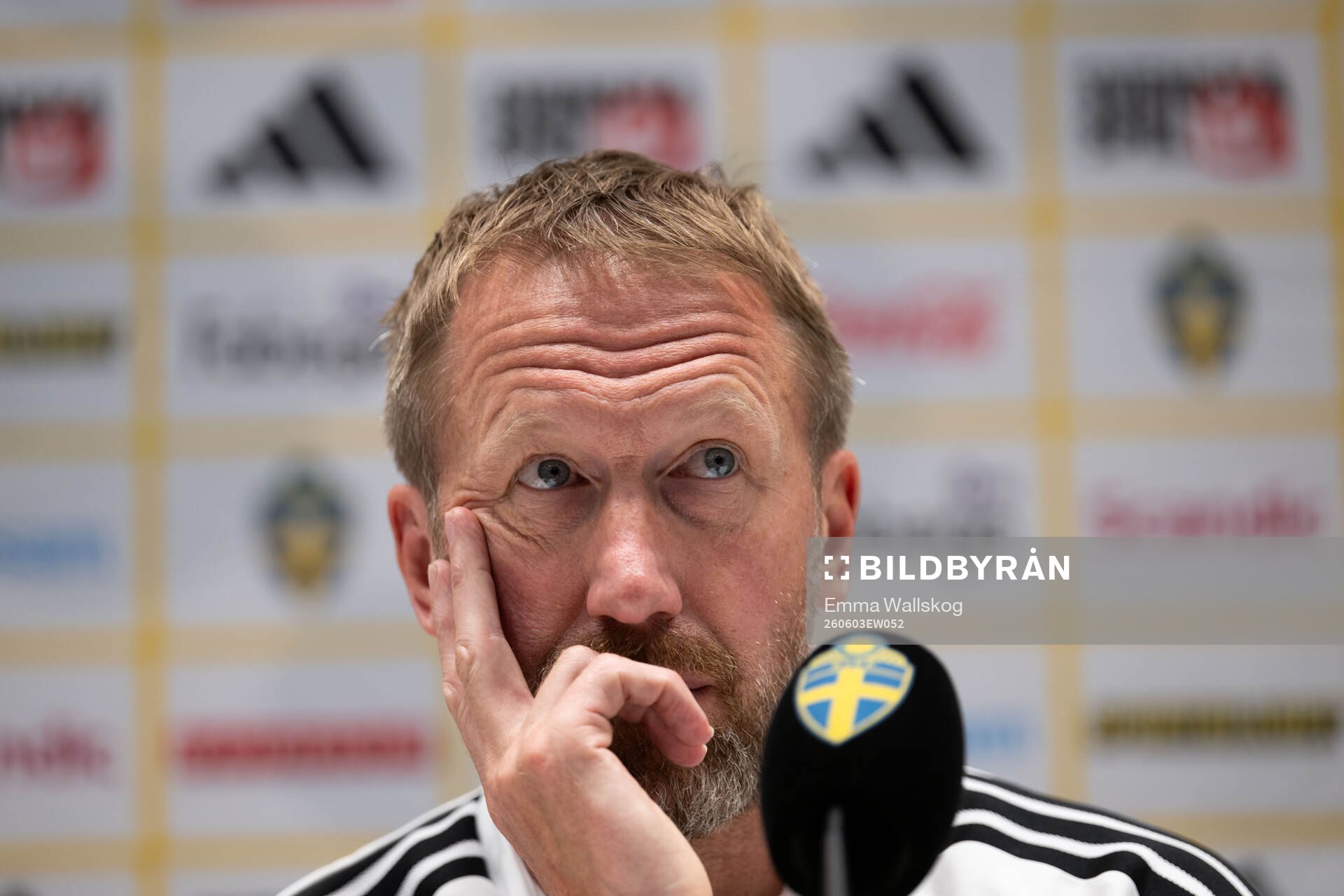 Head coach Graham Potter of the Swedish national football