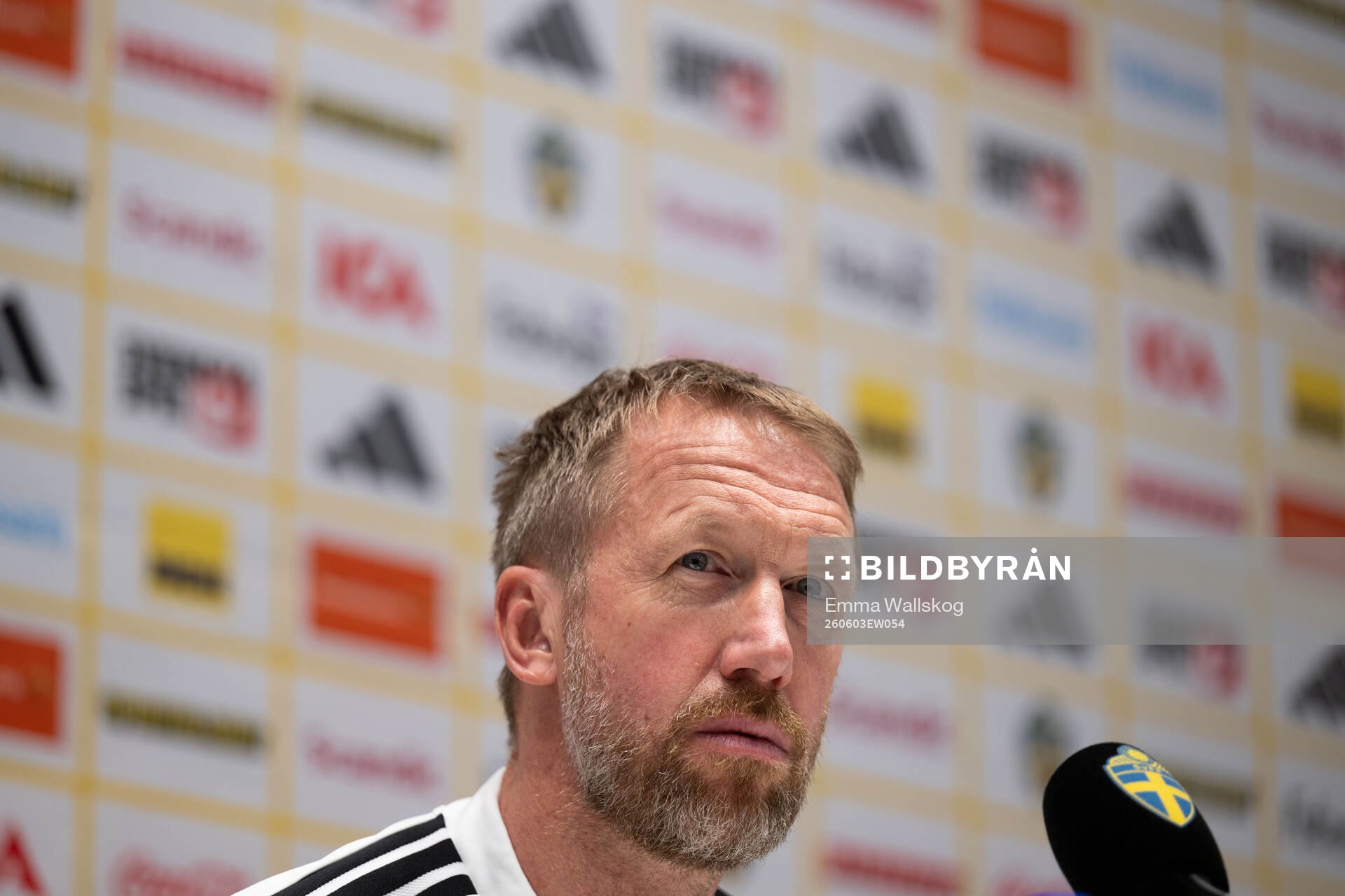 Head coach Graham Potter of the Swedish national football
